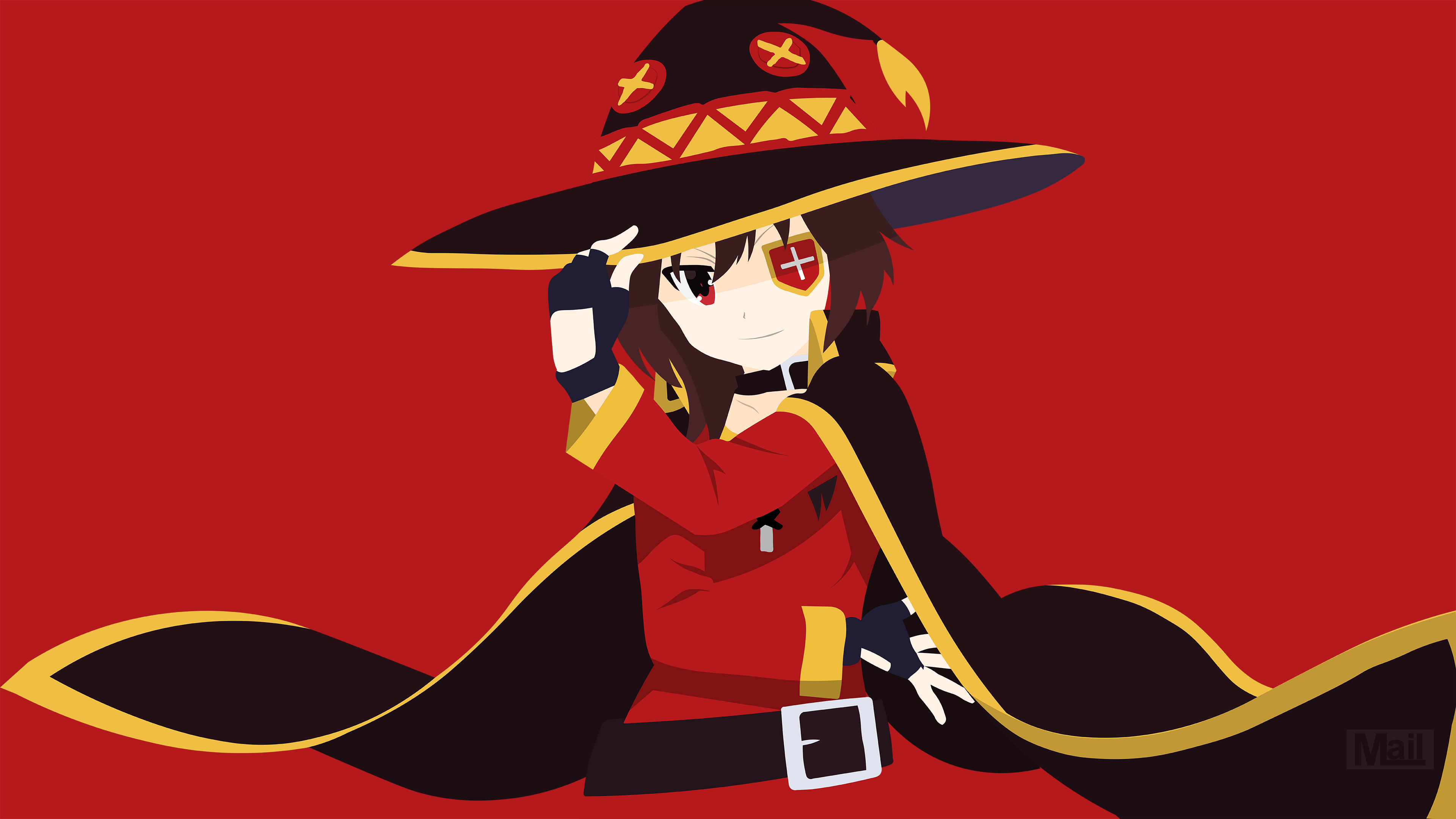 Megumin Minimalist Wallpapers - Top Free Megumin Minimalist Backgrounds