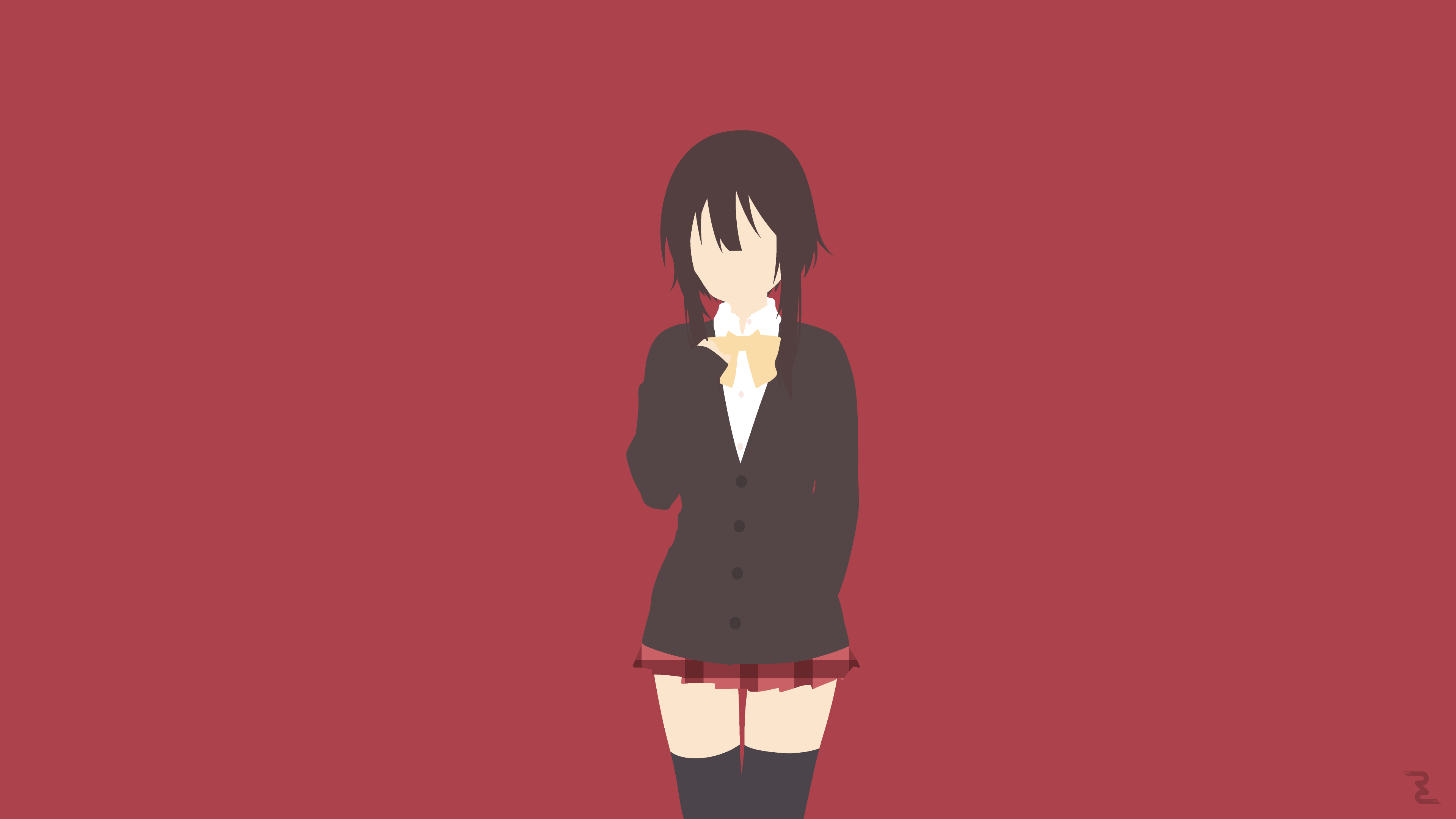 3840x2160 Kono Subarashii Sekai Ni Shukufuku Wo!, Megumin, Minimalism, Simple Background, Rendracula, Anime 3840x2160 UHD Wallpaper. Walldump HD and UHD Wallpaper