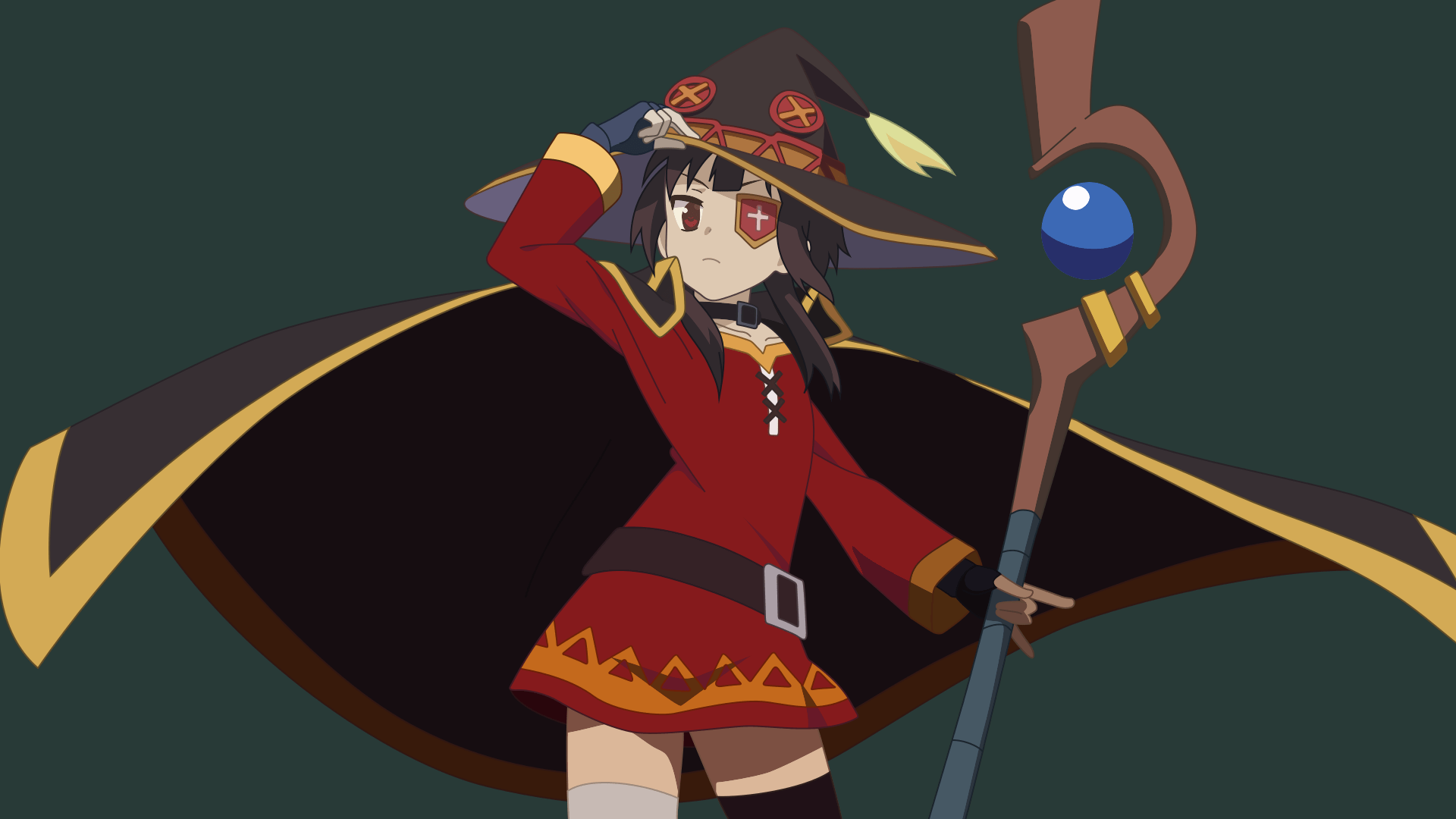 Megumin Minimalist Wallpapers - Top Free Megumin Minimalist Backgrounds ...