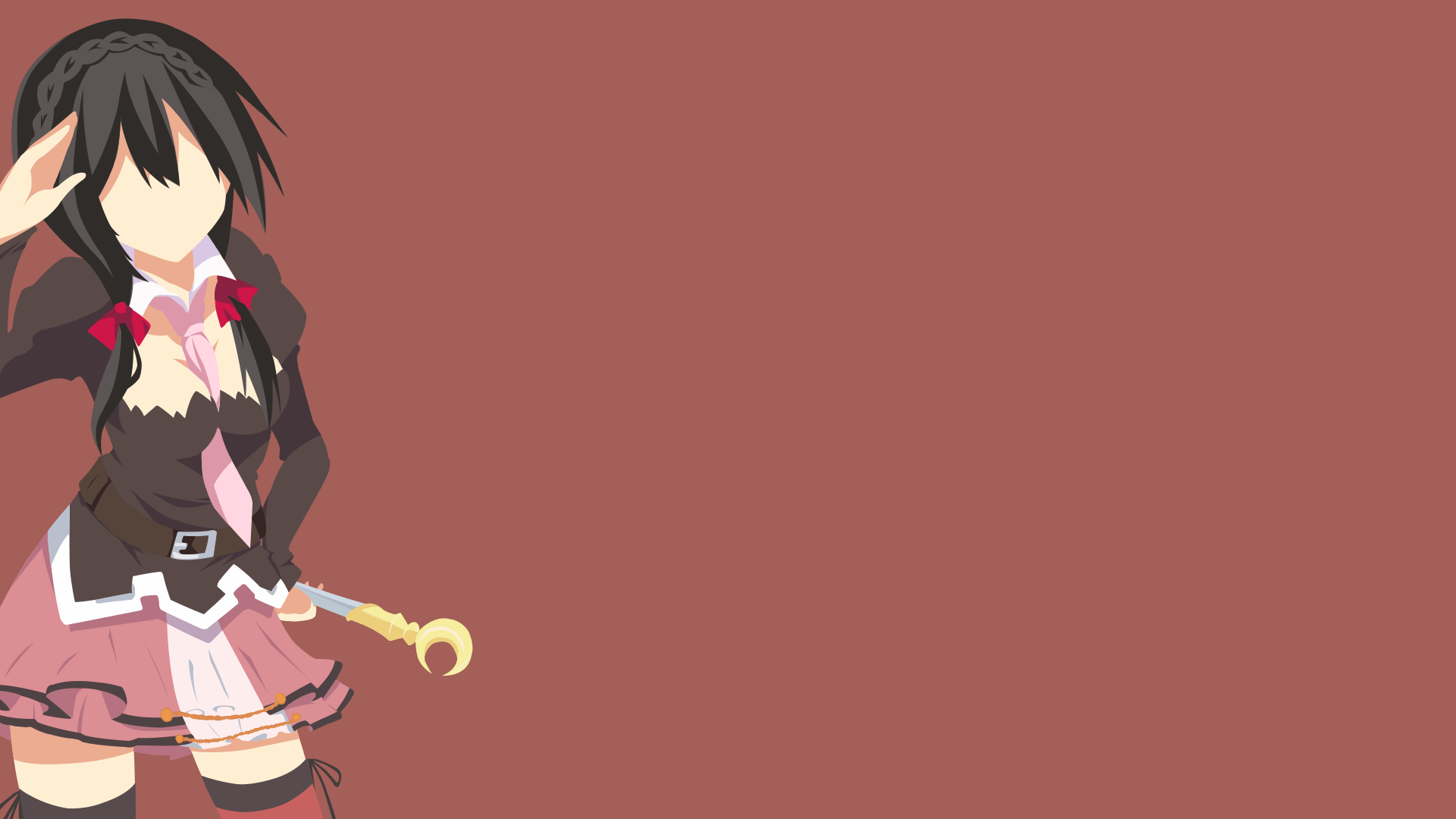 1920x1080 Kono Subarashii Sekai Ni Shukufuku Wo Yunyun Konosuba Anime Girls Minimalism Wallpaper:1920x1080