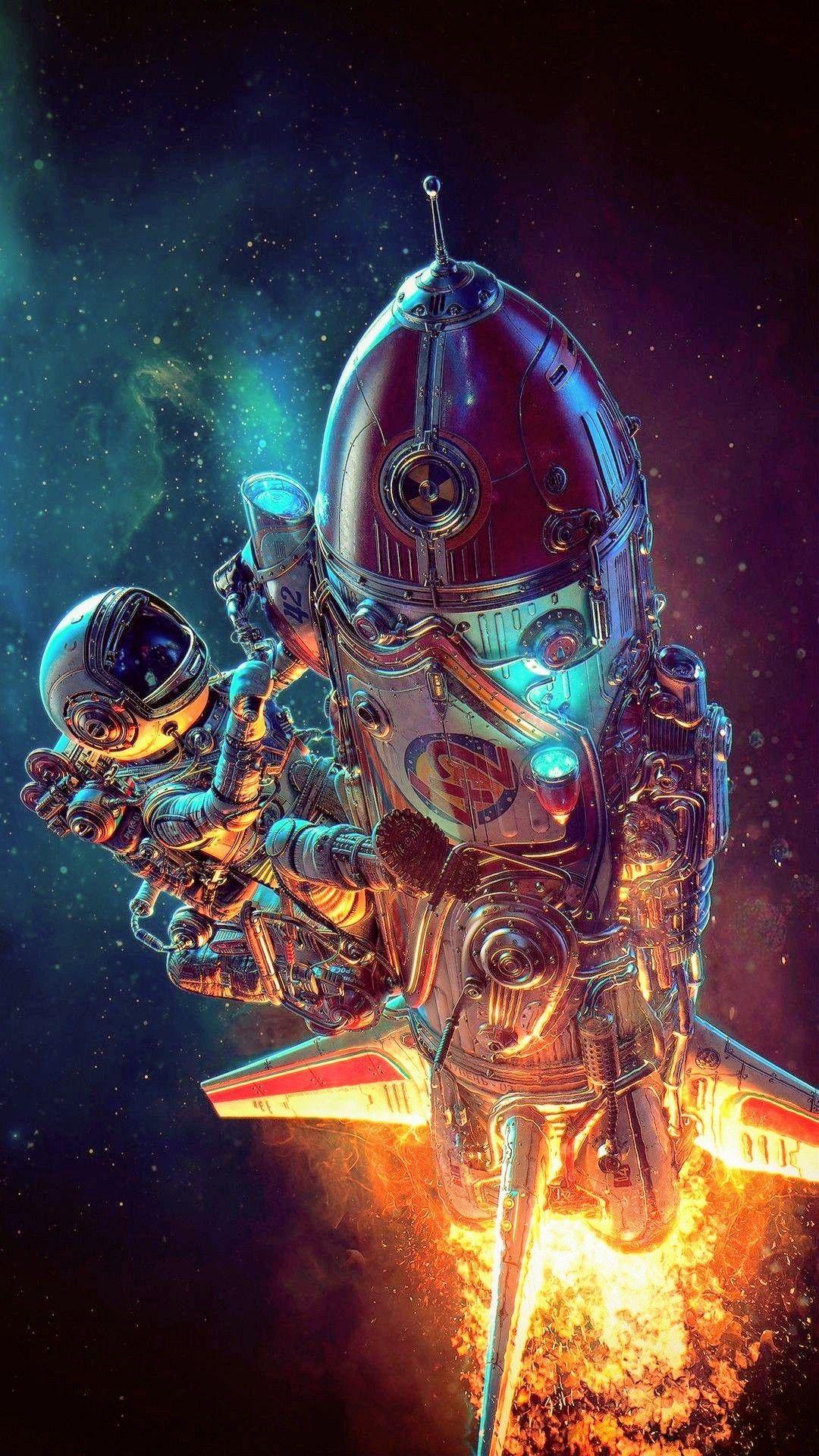 1080x1920 Astronaut iPhone Wallpaper