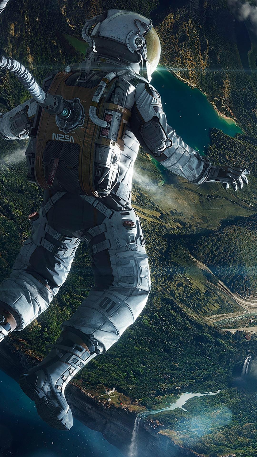 1080x1920 Download Free Astronaut iPhone Wallpaper