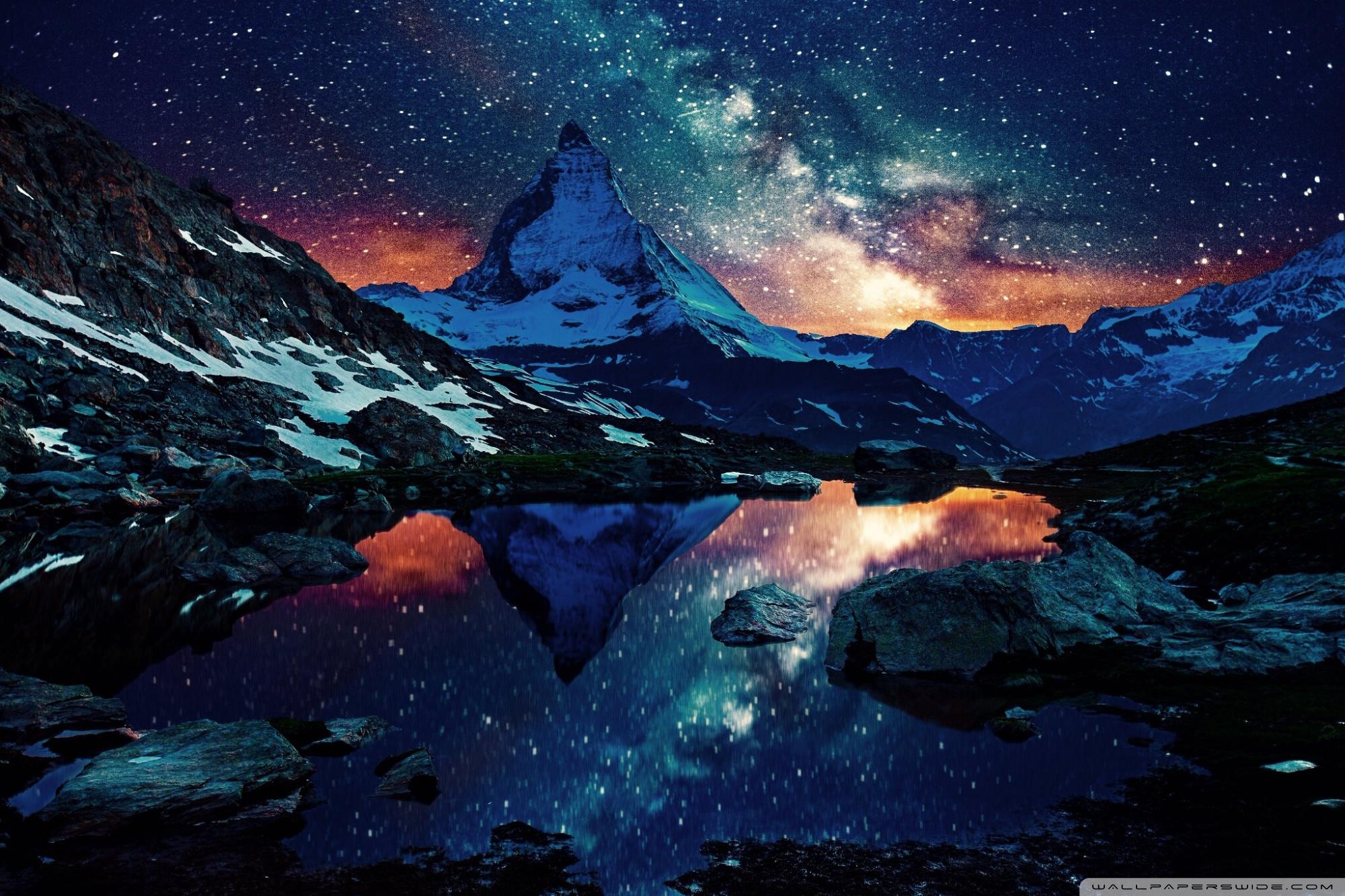 2000x1333 Matterhorn Switzerland Ultra HD Desktop Background Wallpaper for 4K UHD TV : Widescreen & UltraWide Desktop & Laptop : Tablet
