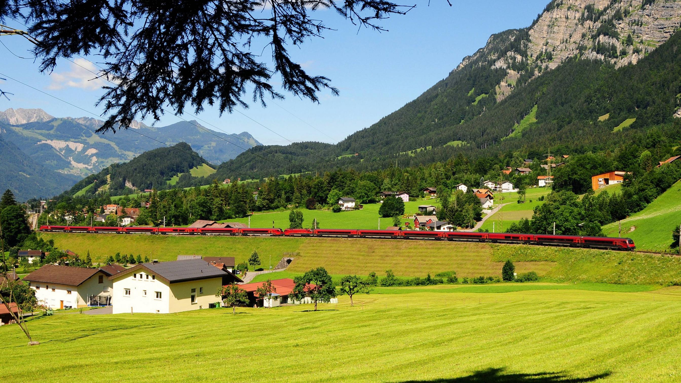 2688x1512 austria, mountains, grass 4K Wallpaper, HD Nature 4K Wallpaper, Image, Photo and Background