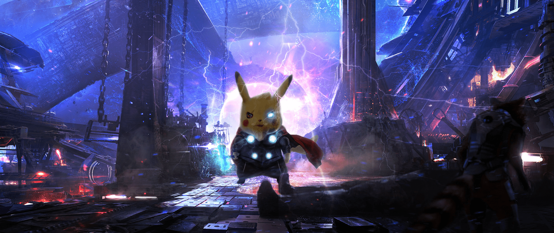 1900x800 HD Wallpaper for theme: Pikachu HD wallpaper, background
