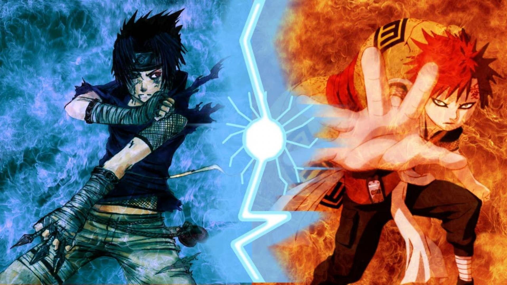1920x1080 Naruto and Gaara Wallpaper background picture