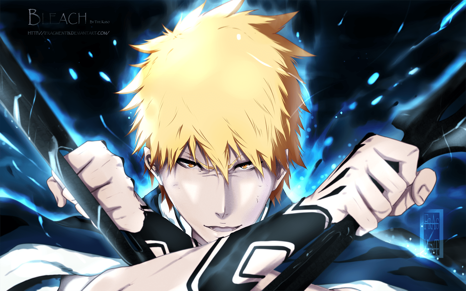 1600x1000 Free download Ichigo New Zanpakuto Form Double Blade Bleach Anime HD Wallpaper [1600x1000] for your Desktop, Mobile & Tablet. Explore Wallpaper Bleach Ichigo Bankai. Wallpaper Bleach Ichigo Bankai, Bleach