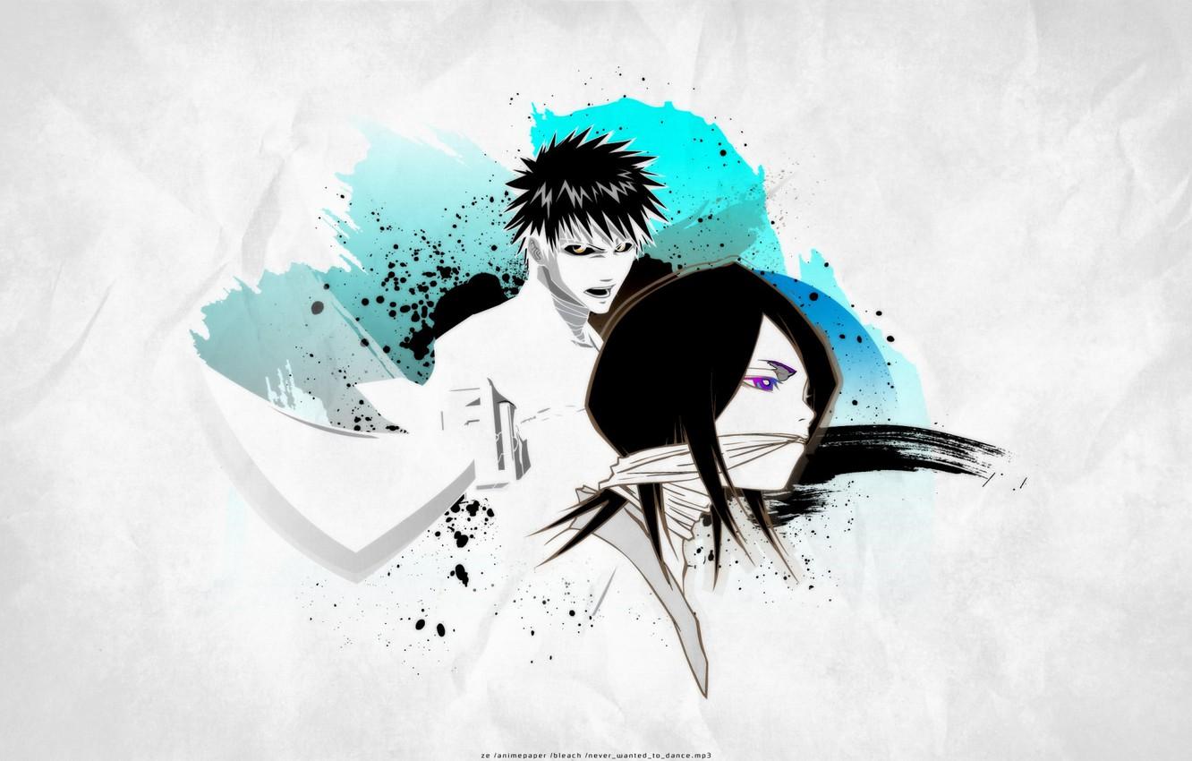 1332x850 Wallpaper anime, art, Sword, Bleach, Bleach, Kurosaki Ichigo, Kuchiki Rukia, Zanpakutō image for desktop, section сёнэн
