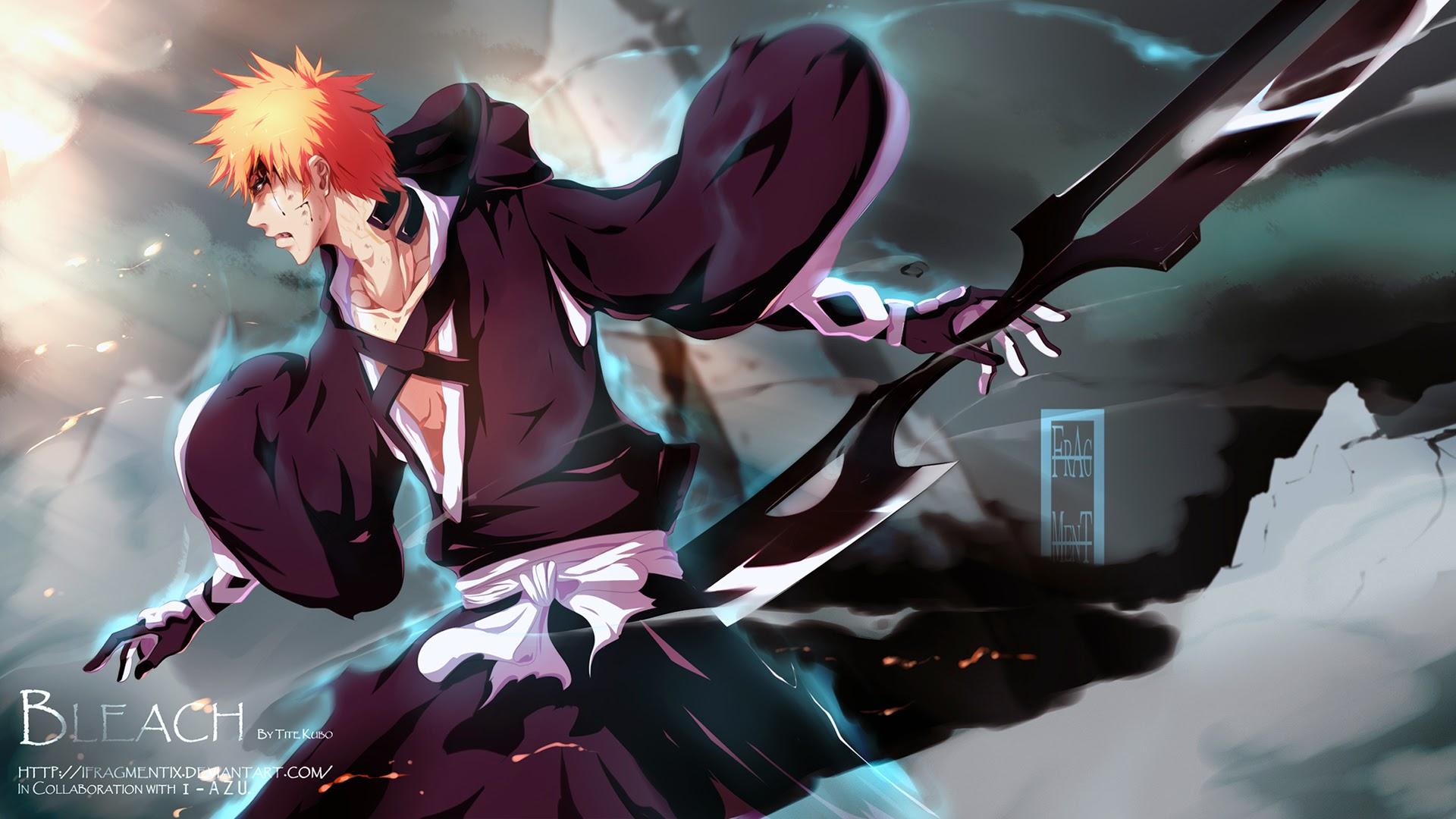 1920x1080 Free download kurosaki ichigo new zanpaktou double sword bankia anime picture bleach [1920x1080] for your Desktop, Mobile & Tablet. Explore Bleach Ichigo Wallpaper. Bleach Ichigo Hollow Wallpaper, Ichigo Wallpaper
