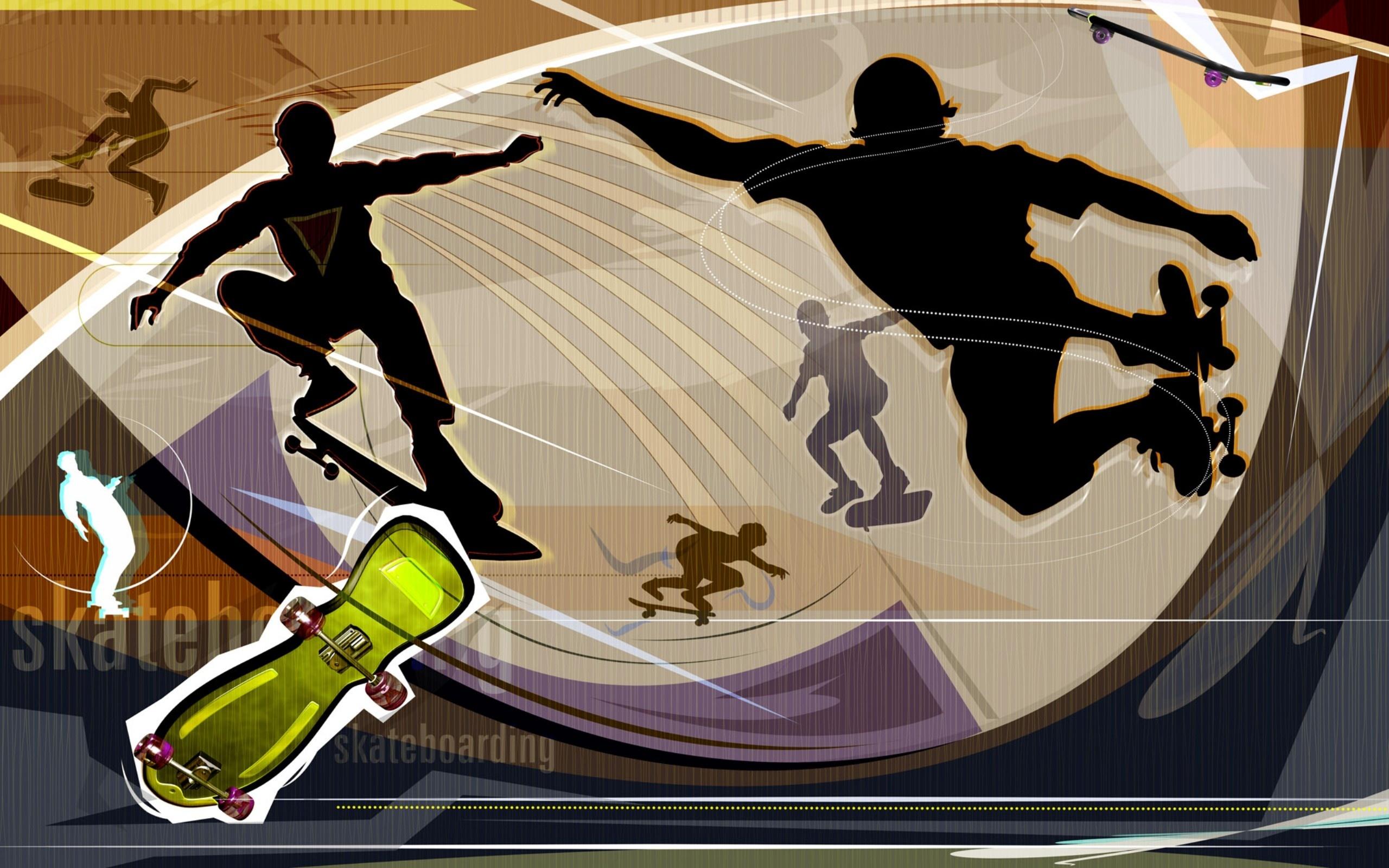 2560x1600 Skateboarding HD Wallpaper