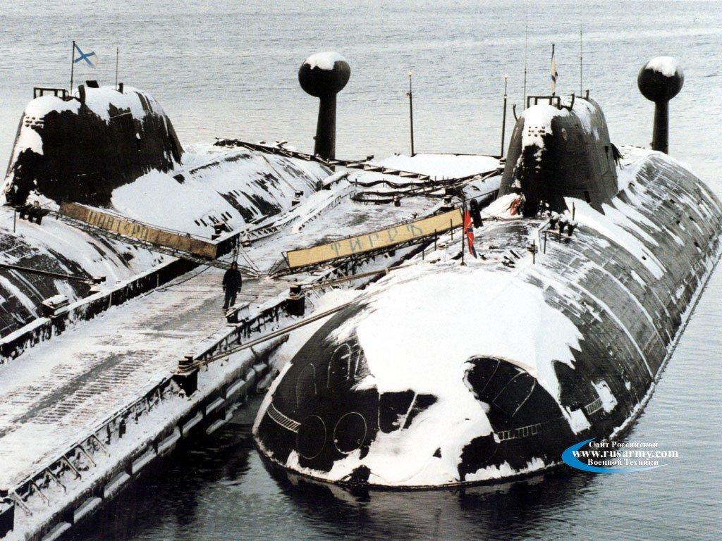 1024x768 Wallpaper - Project 971 Multipurpose Nuclear Submarine