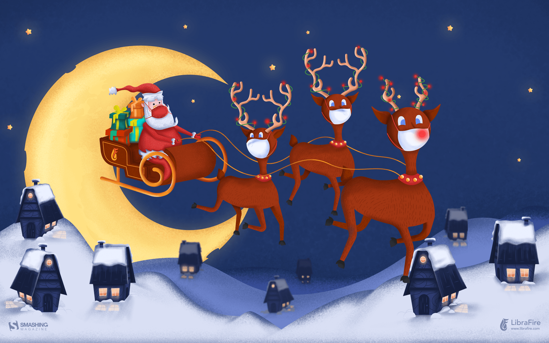 1920x1200 Dreaming Of A Magical December (2020 Wallpaper Edition)