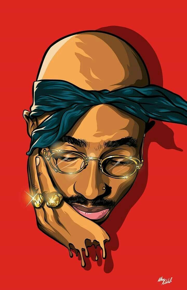 Tupac Cartoon Wallpapers - Top Free Tupac Cartoon Backgrounds