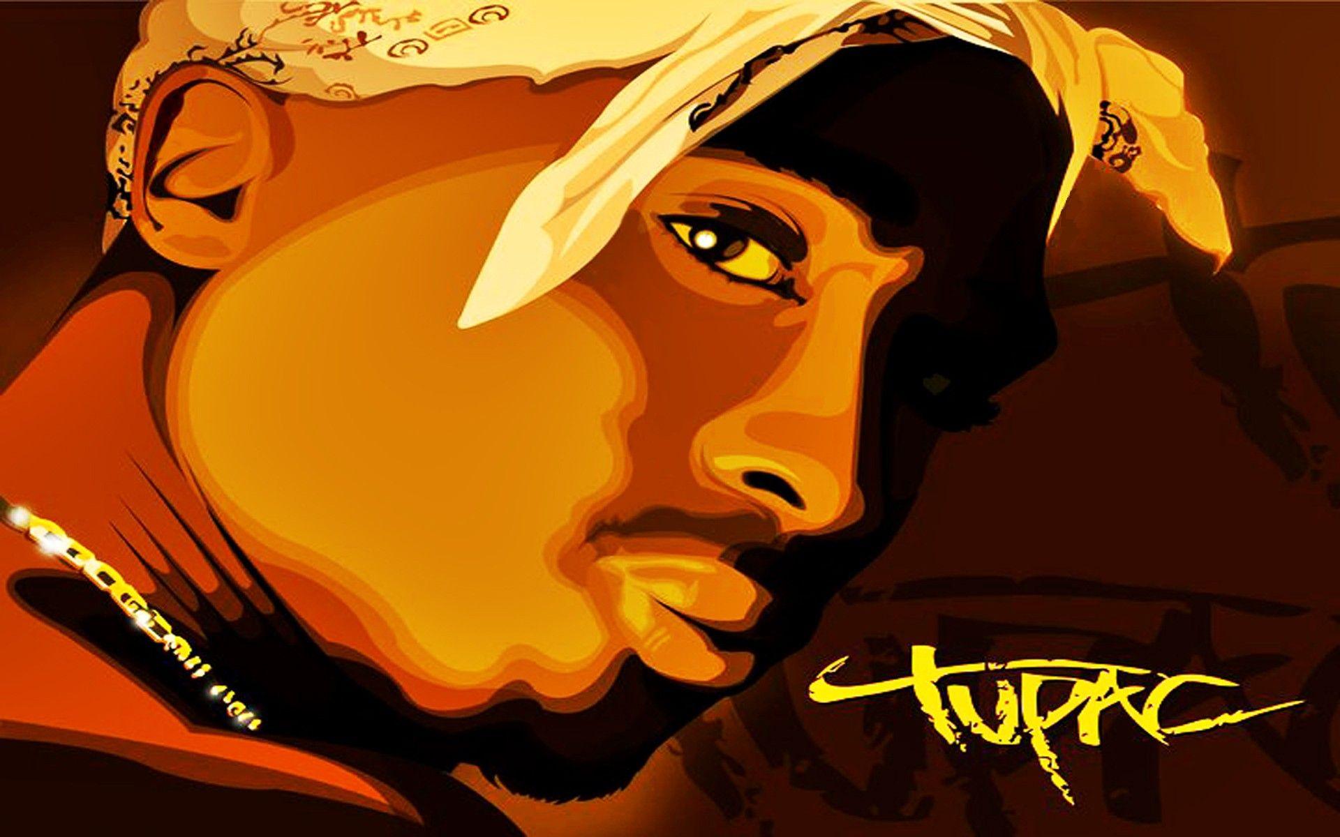 Cartoon Tupac Wallpapers Top Free Cartoon Tupac Backgrounds Wallpaperaccess