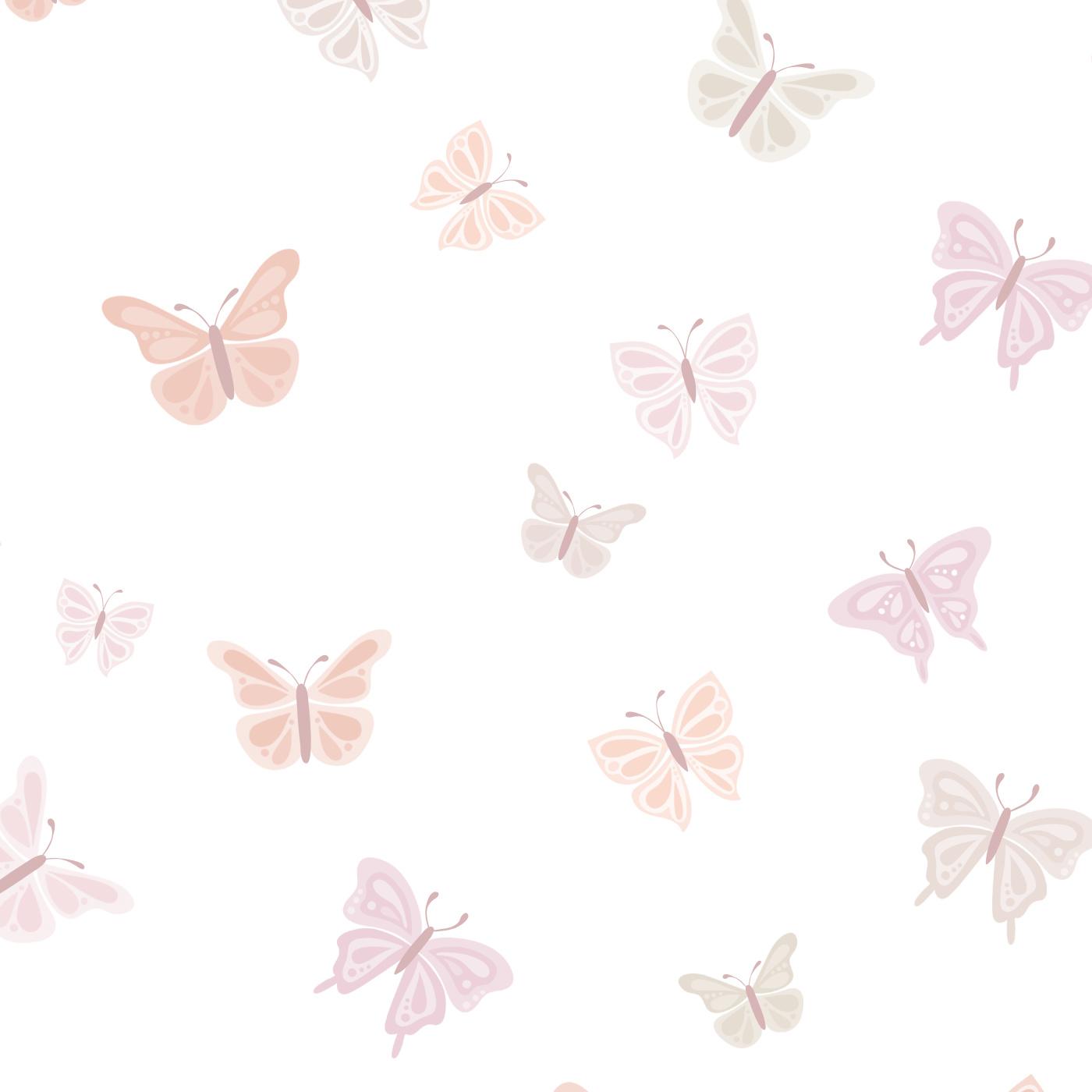 1400x1400 Fluttering Butterflies Peel And Stick Removable Wallpaper. Love vs. Design