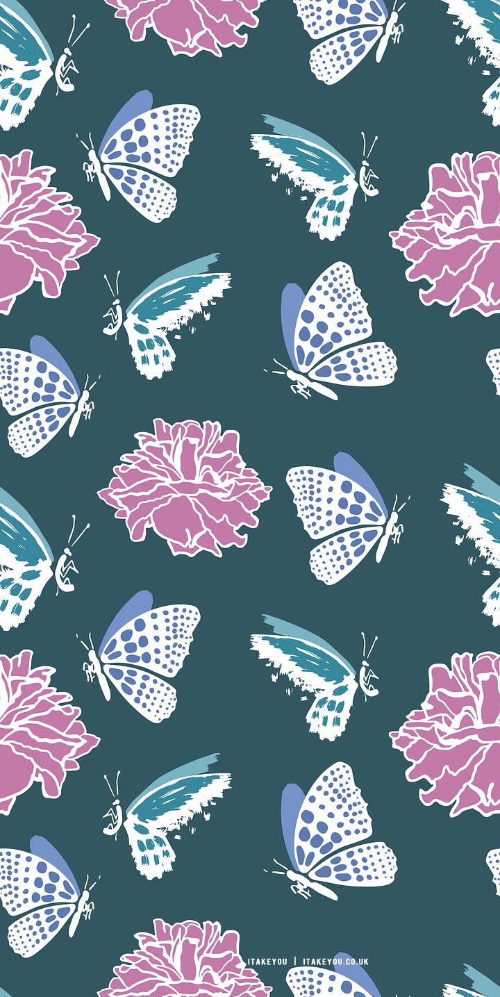 720x1435 Butterfly wallpaper background designs for phone I Take You. Wedding Readings. Wedding Ideas