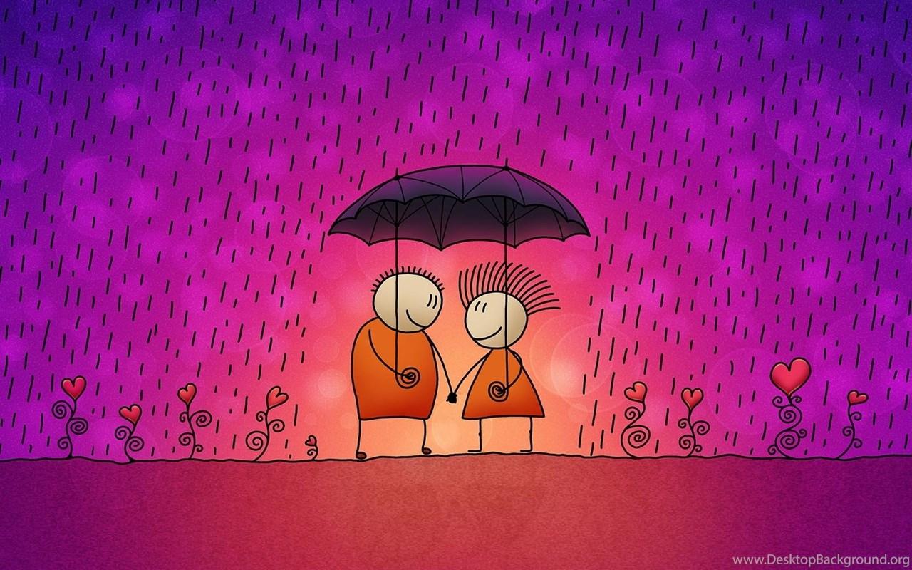 1280x800 Download Wallpaper 1600x1200 Couple, Umbrella, Love, Pink. Desktop Background