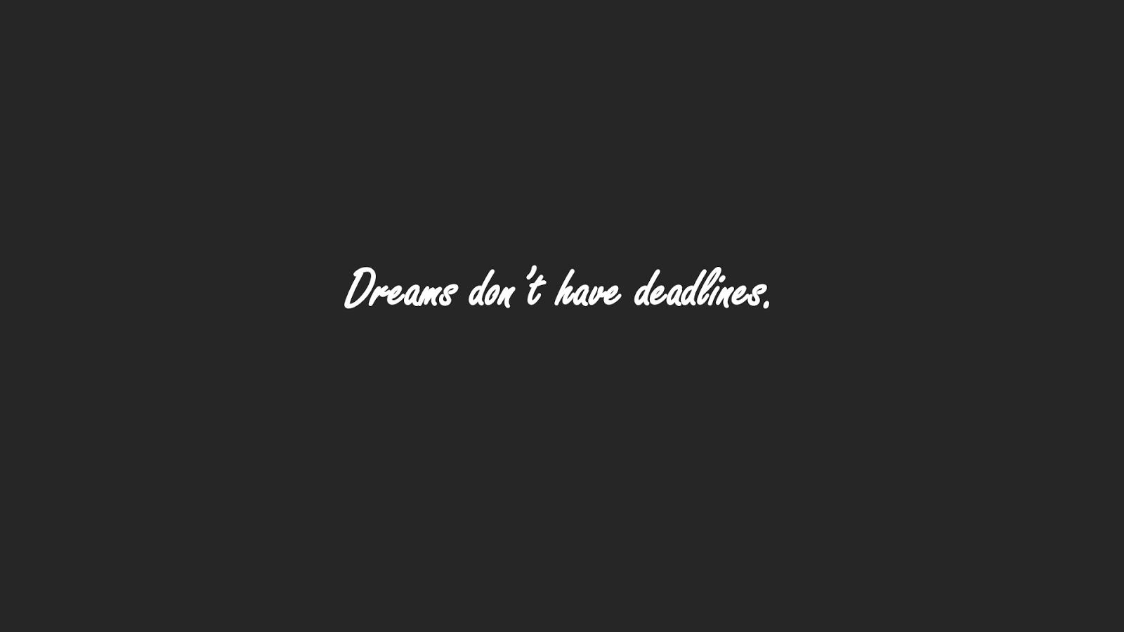 1600x900 Dark Grey Computer Wallpaper with 4 Word Quotes