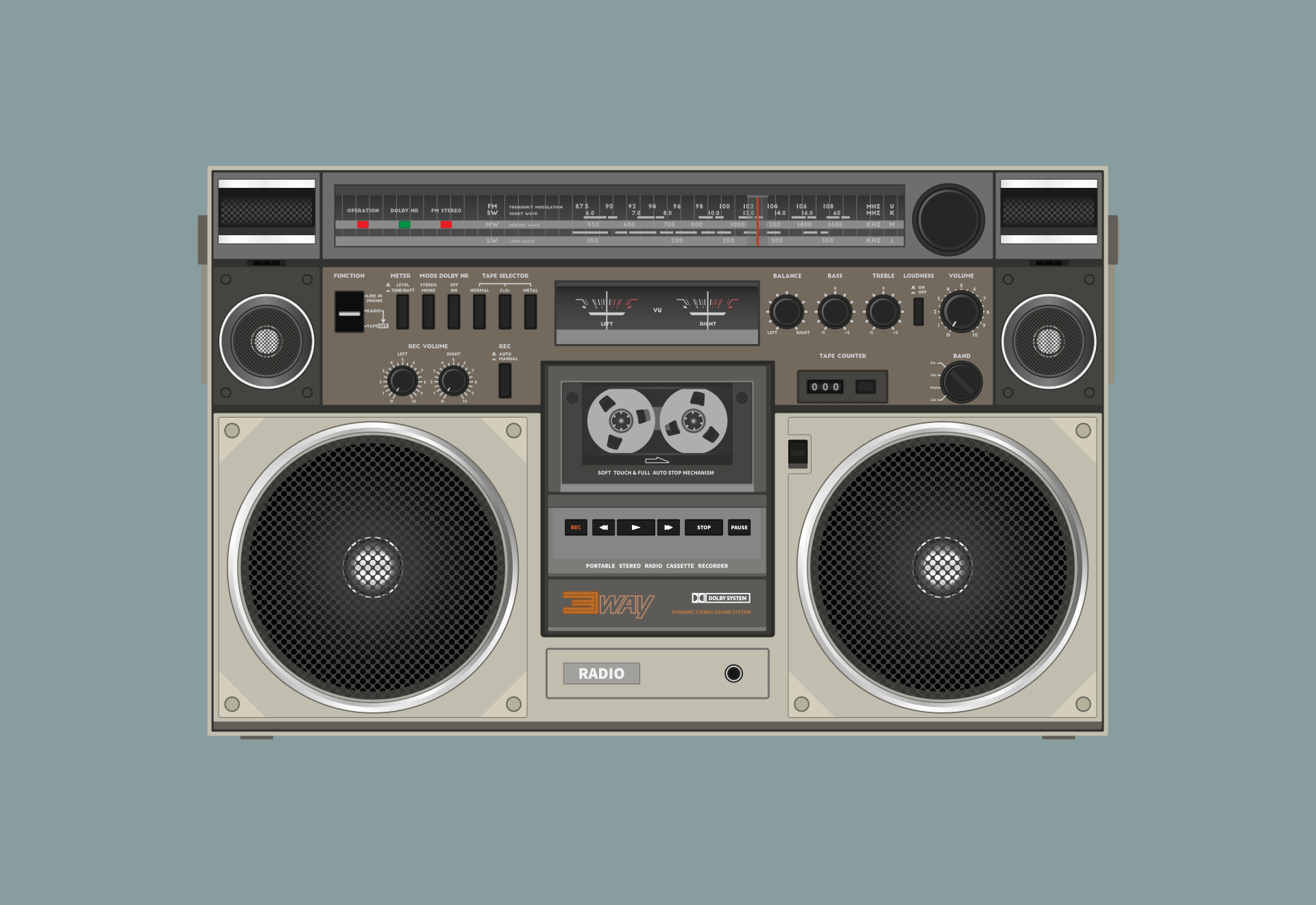 1920x1320 Radio Cassette Player HD Wallpaper