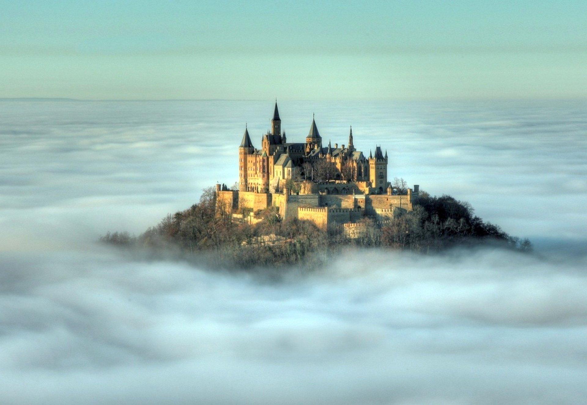 1920x1325 Hohenzollern Castle at dawn Germany wallpaperx1325