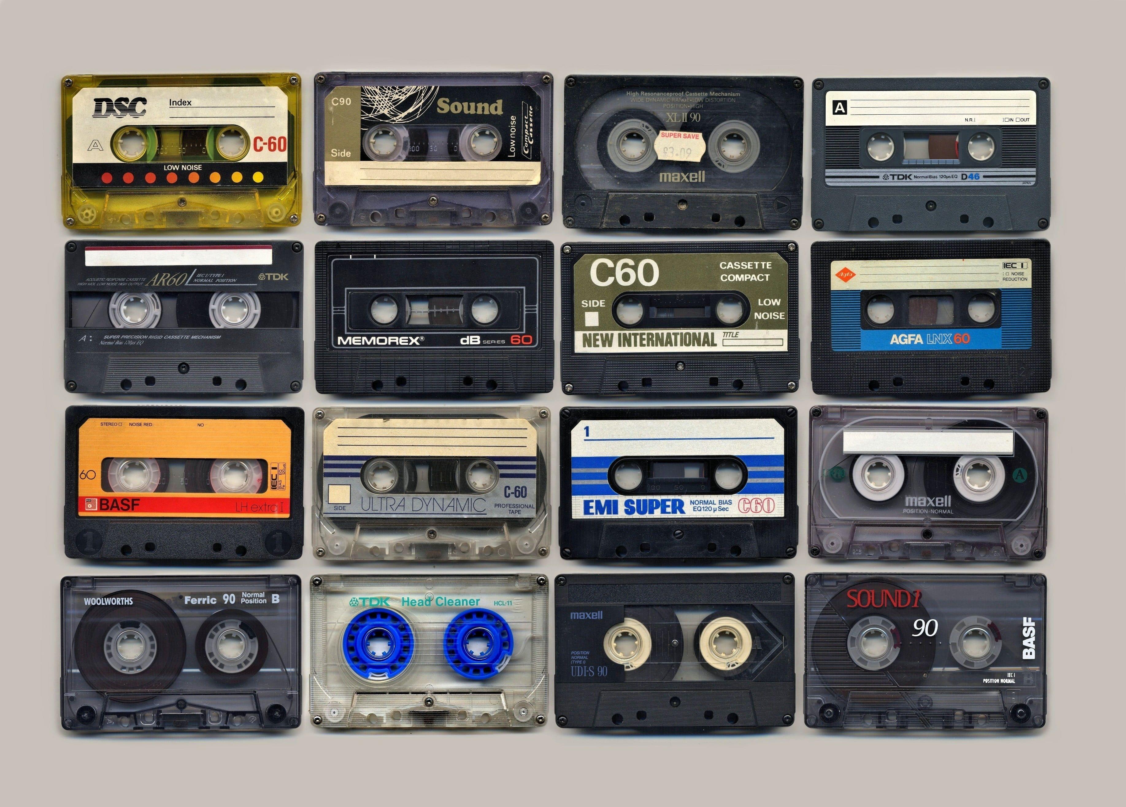 3671x2633 cassette tape lot #music #cassette K #wallpaper #hdwallpaper #desktop. Cassette, Cassette tapes, Music cassette
