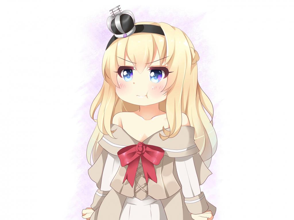 1024x768 Desktop wallpaper cute, princess, kantai, anime, HD image, picture, background, b536c9