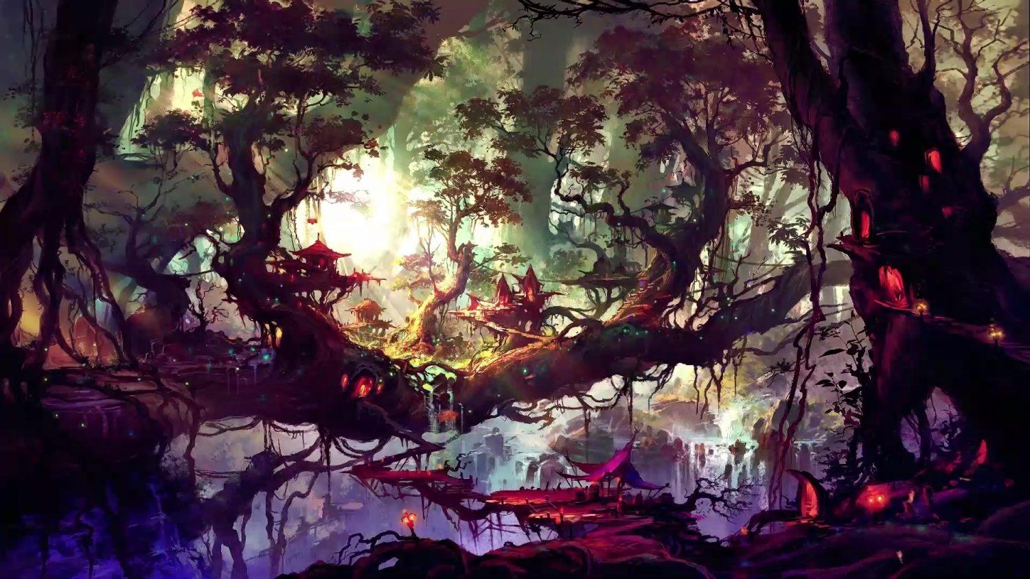 1500x844 Enchanted Forest Live Wallpaper