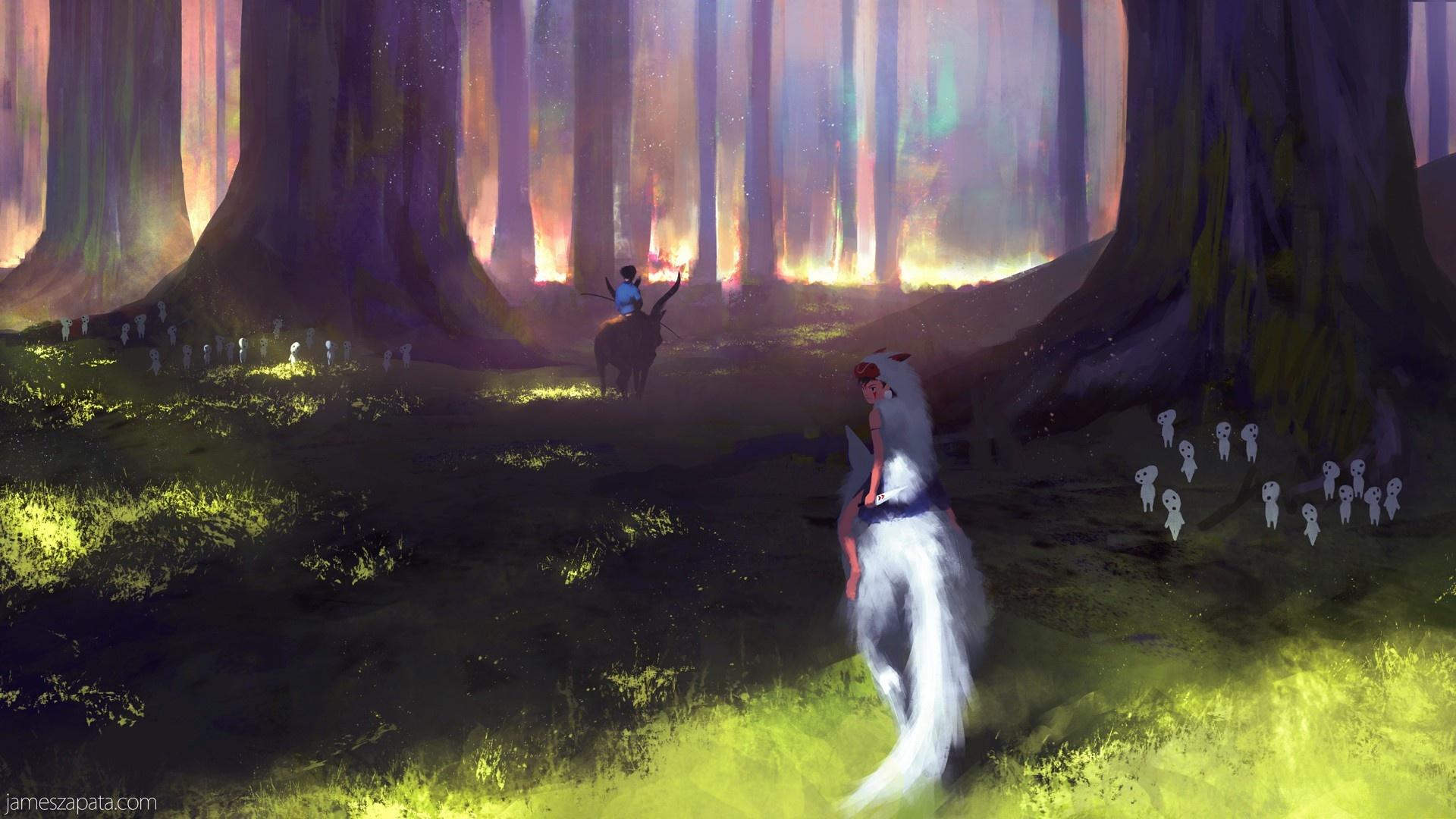 1920x1080 Fairy tale forest Wallpaper