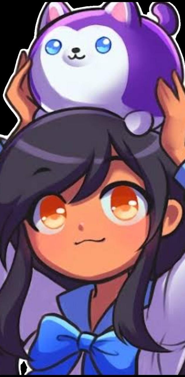 630x1280 aphmau with woof wallpaper
