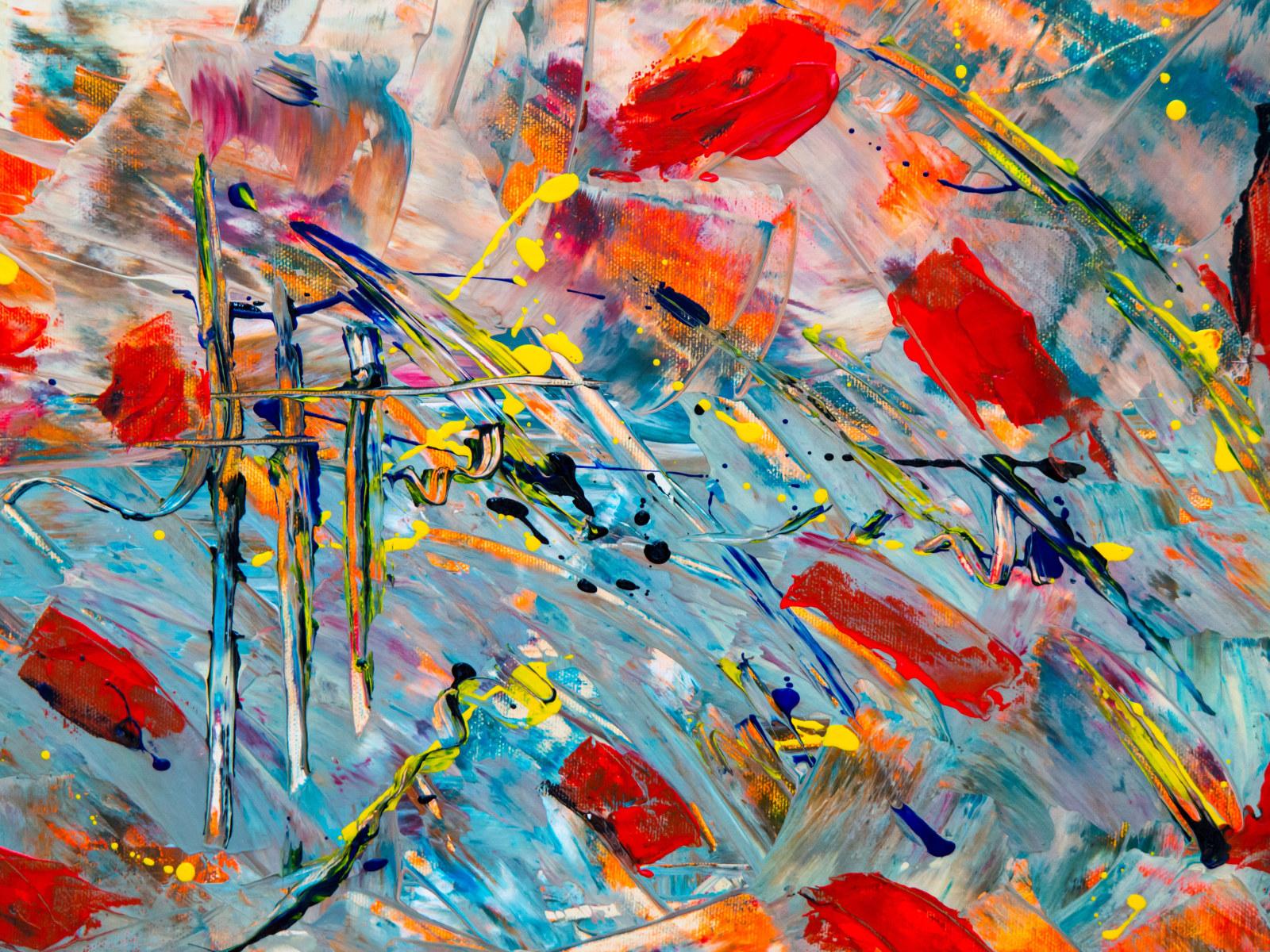 1600x1200 Abstract painting wallpaper, texture, stroke, brush, wall art, contemporary art • Wallpaper For You HD Wallpaper For Desktop & Mobile