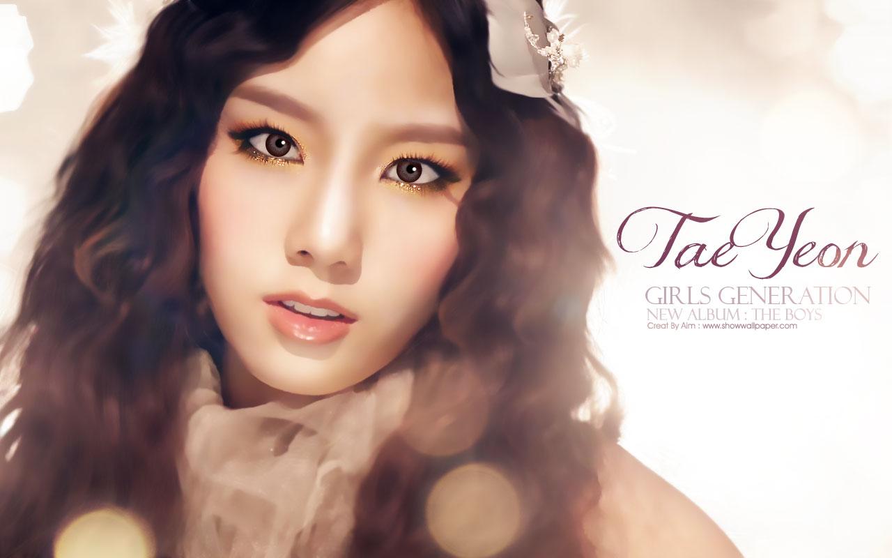 1280x800 TAEYEON (SNSD) Wallpaper