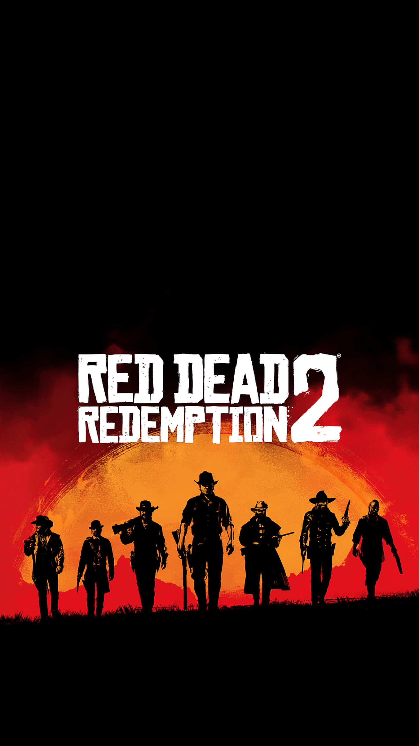 1440x2560 Red Dead Redemption 2 Dark Phone Wallpaper