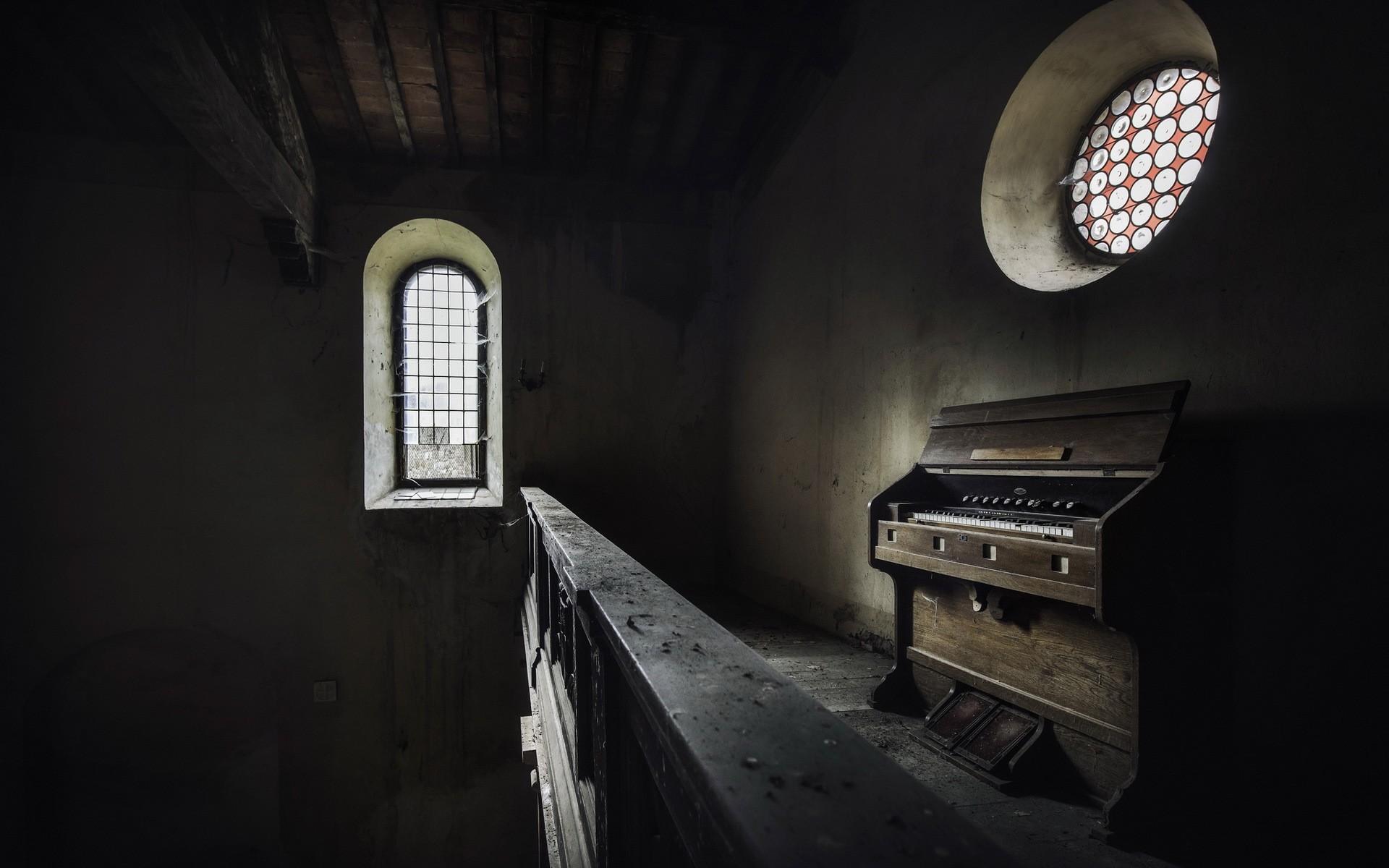 1920x1200 Architecture, Building, Interior, Window, Abandoned, Piano, Balcony, Spiderwebs, Wooden Surface, Wall 1920x1200 UHD Wallpaper. Walldump HD and UHD Wallpaper