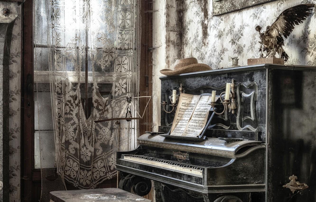 1332x850 Wallpaper music, window, piano image for desktop, section музыка