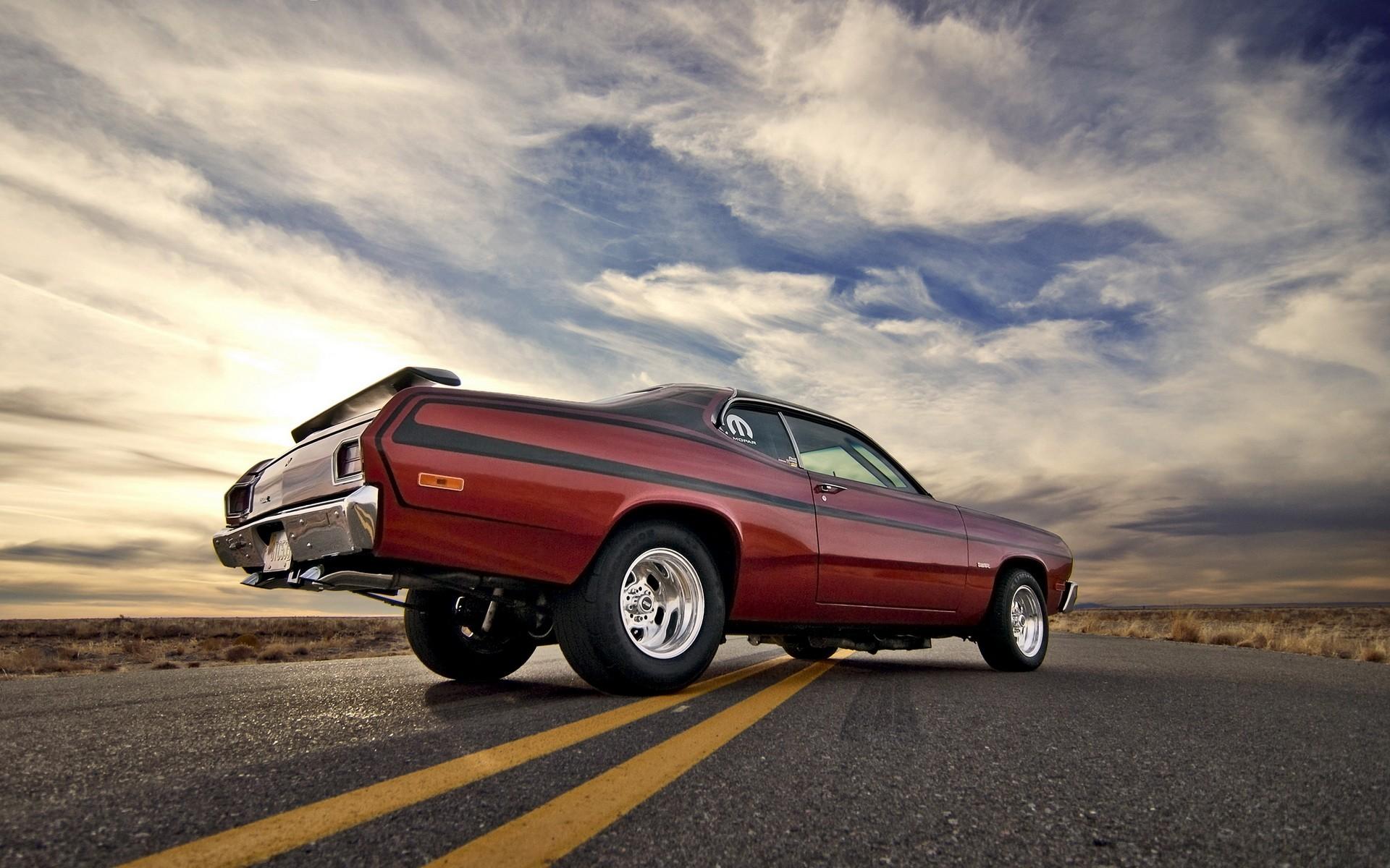 1920x1200 cars, muscle car, plymouth duster wallpaper