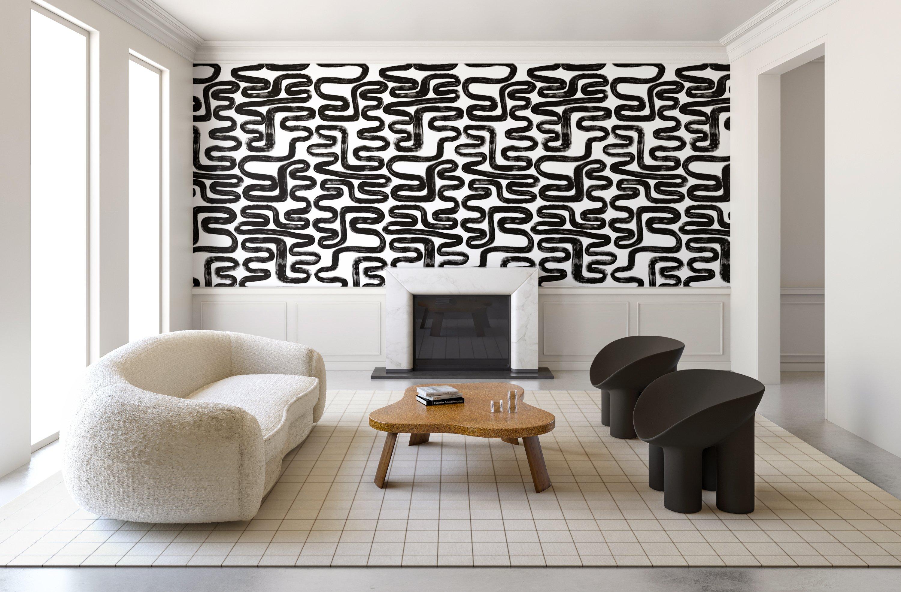 3000x1972 Modern Interior Design, Wallpaper & Removable Decals. drop it MODERN® it Modern