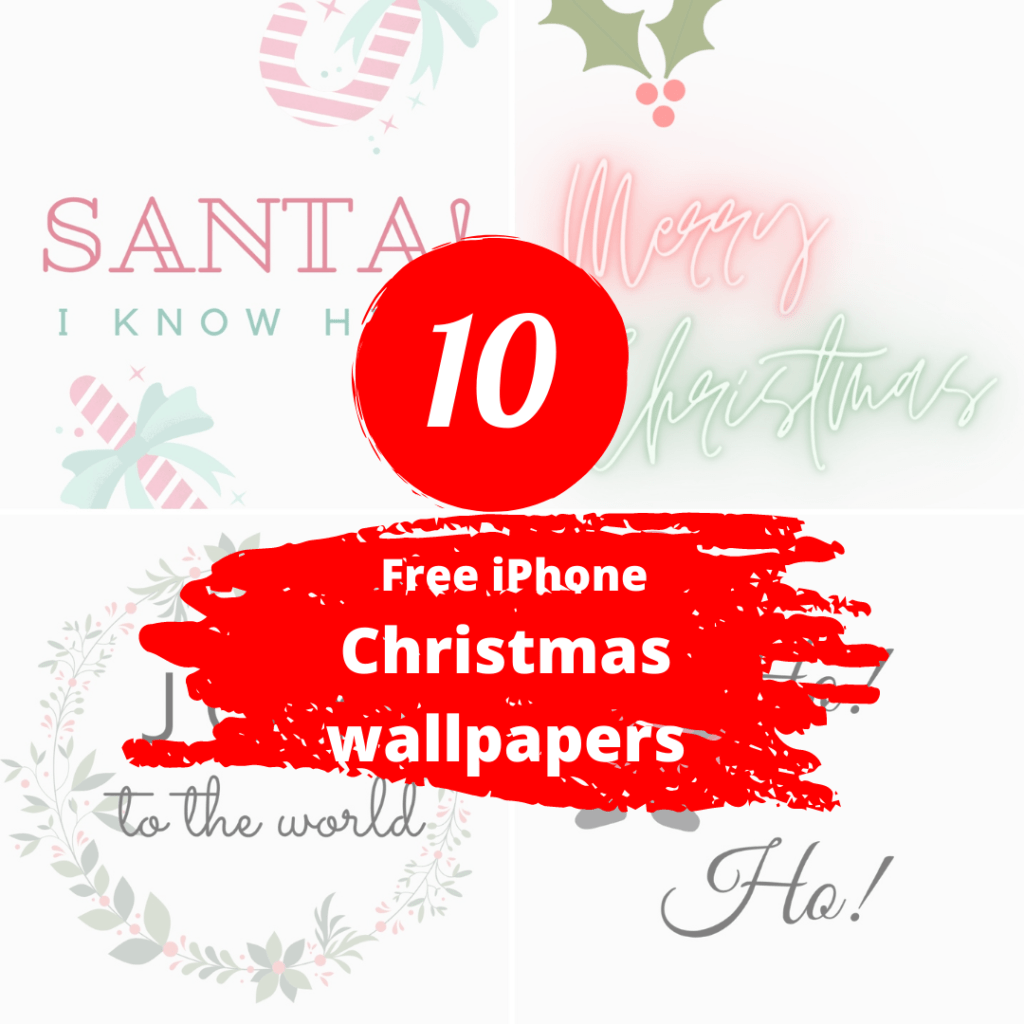 1024x1024 free cute Christmas phone wallpaper you'll love Loves