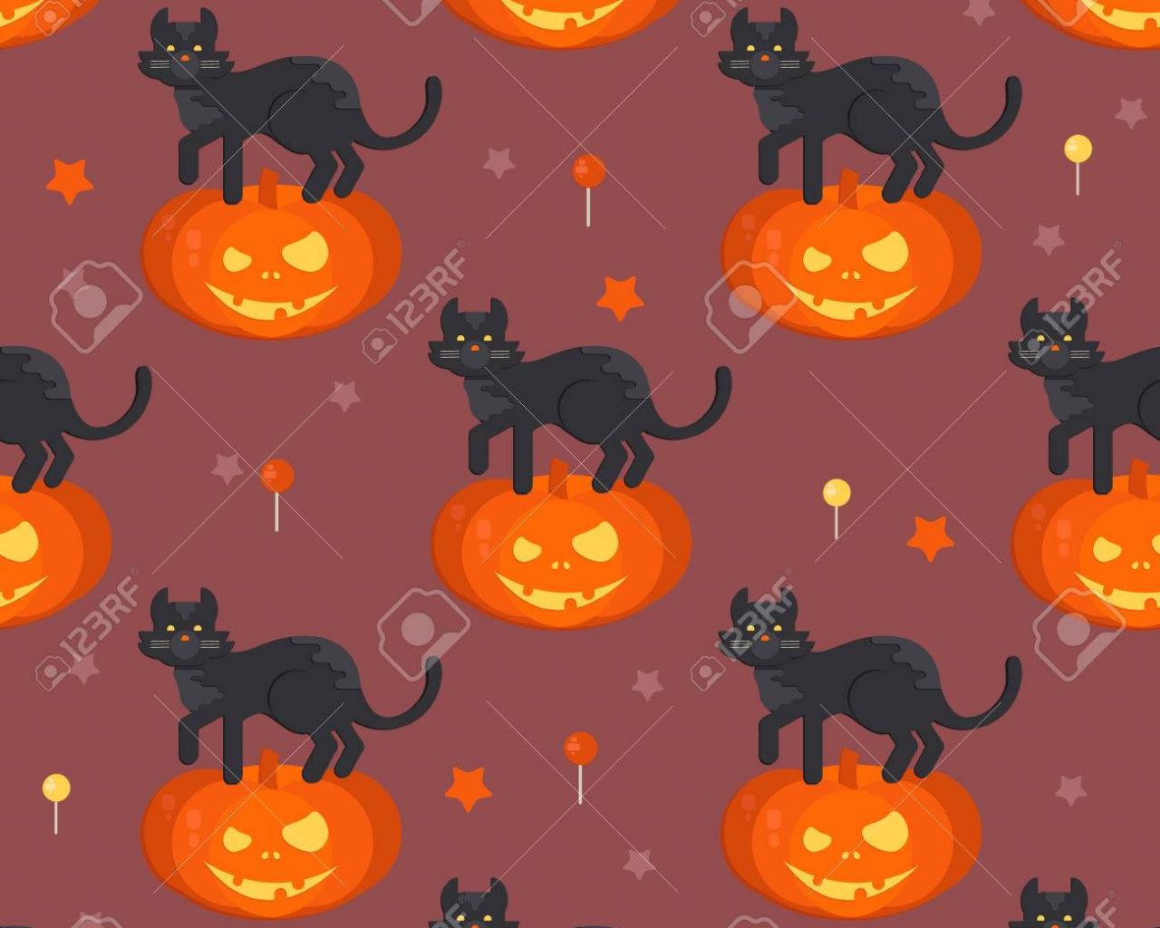 1280x1024 Free download Halloween Pumpkin Head With Black Cat Seamless Pattern Halloween [1300x1300] for your Desktop, Mobile & Tablet. Explore Halloween Pumpkin Heads Wallpaper. Halloween Pumpkin Heads Wallpaper, Halloween Pumpkin