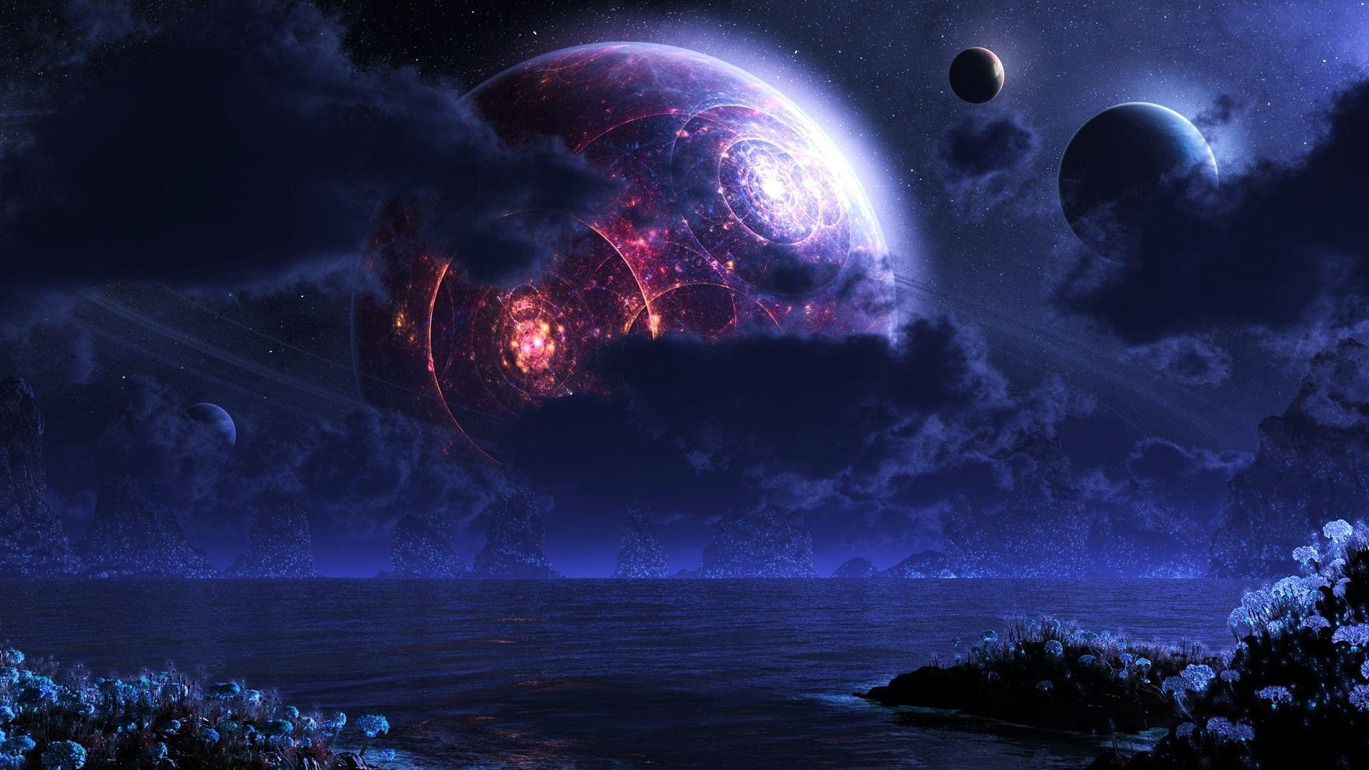 1920x1080 Sci Fi Space Planets Wallpaper. Free Computer Desktop Wallpaper
