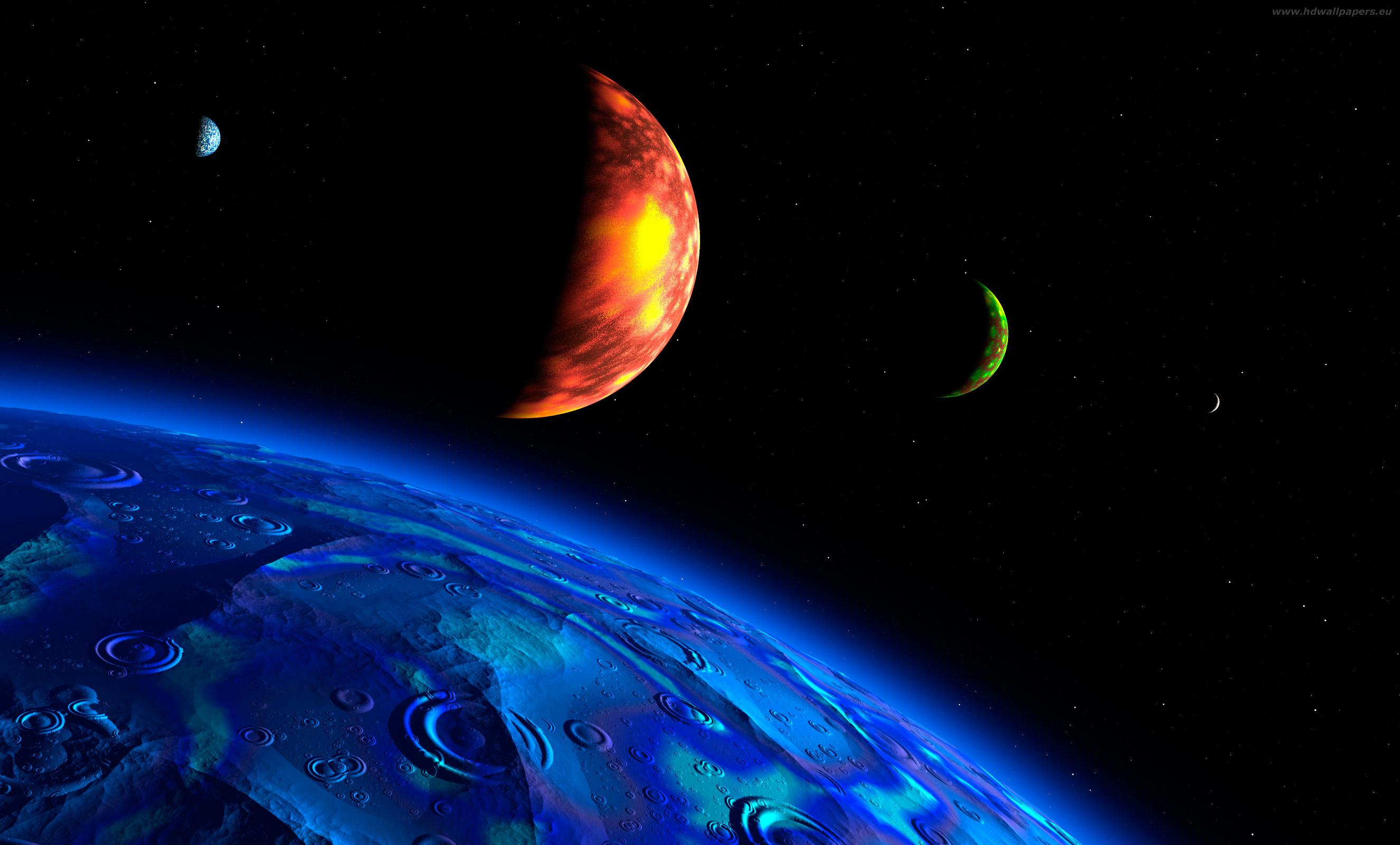 2650x1600 Space Planets Picture