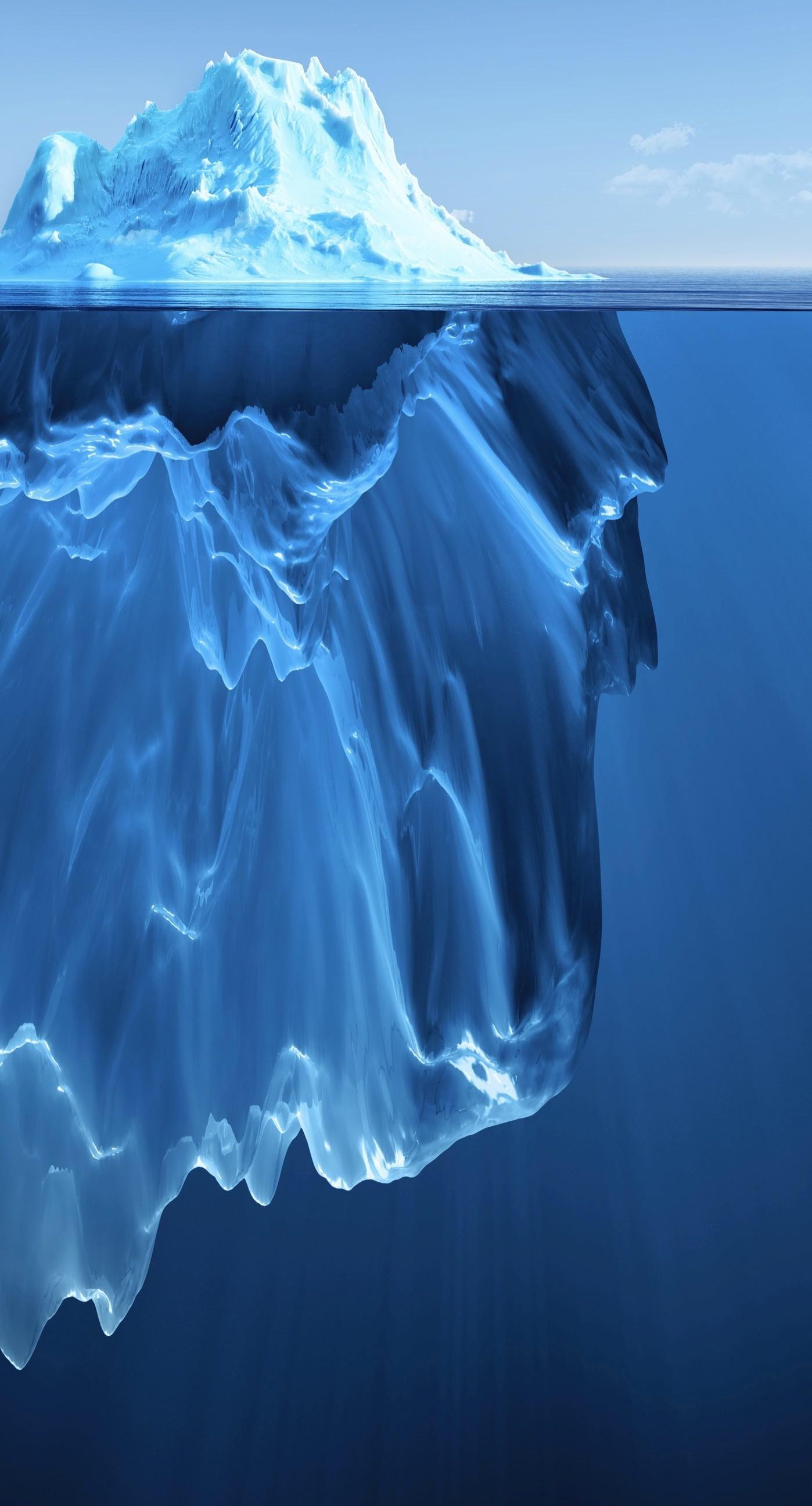 1398x2592 Wallpaper Iceberg background picture