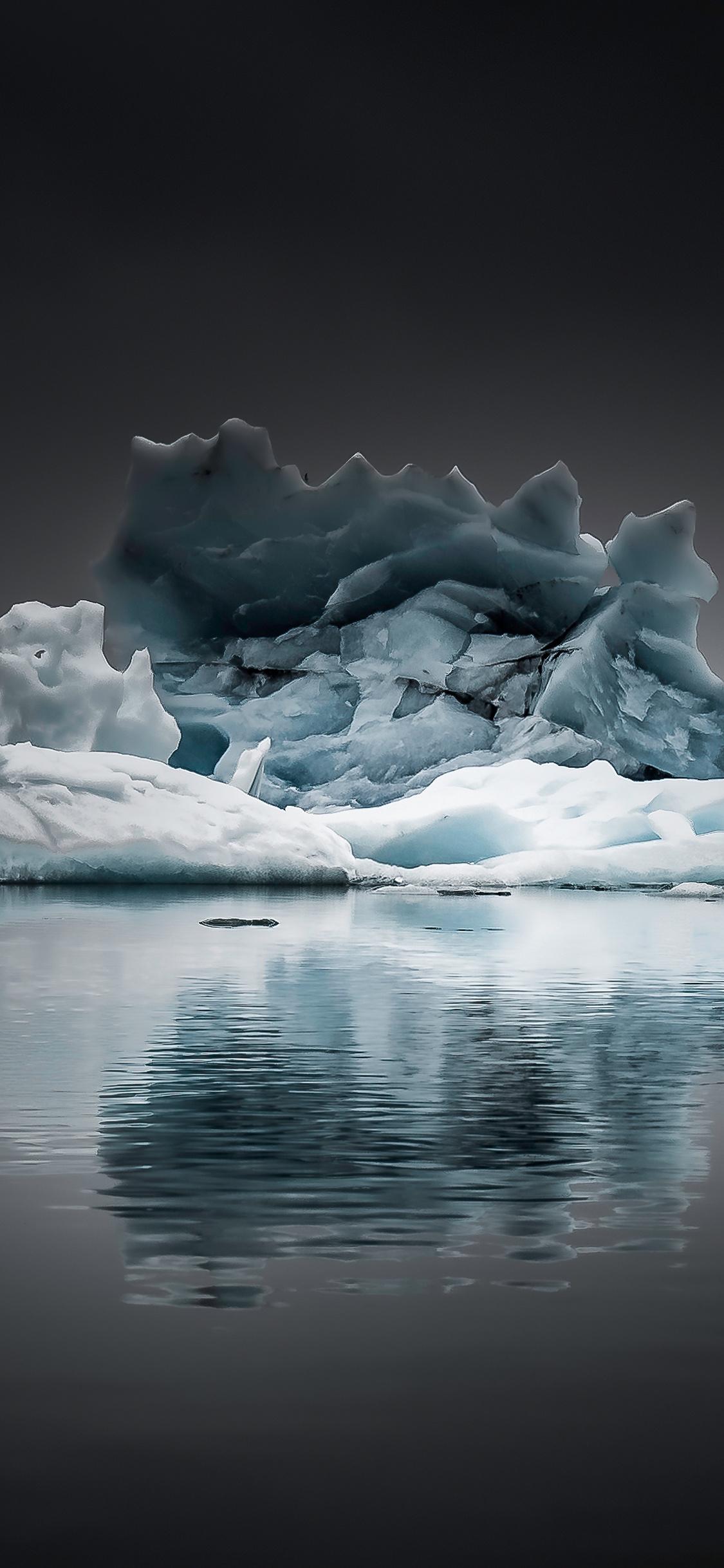 1125x2436 IceBerg At Jokulsarlon iPhone XS, iPhone iPhone X HD 4k Wallpaper, Image, Background, Photo and Picture
