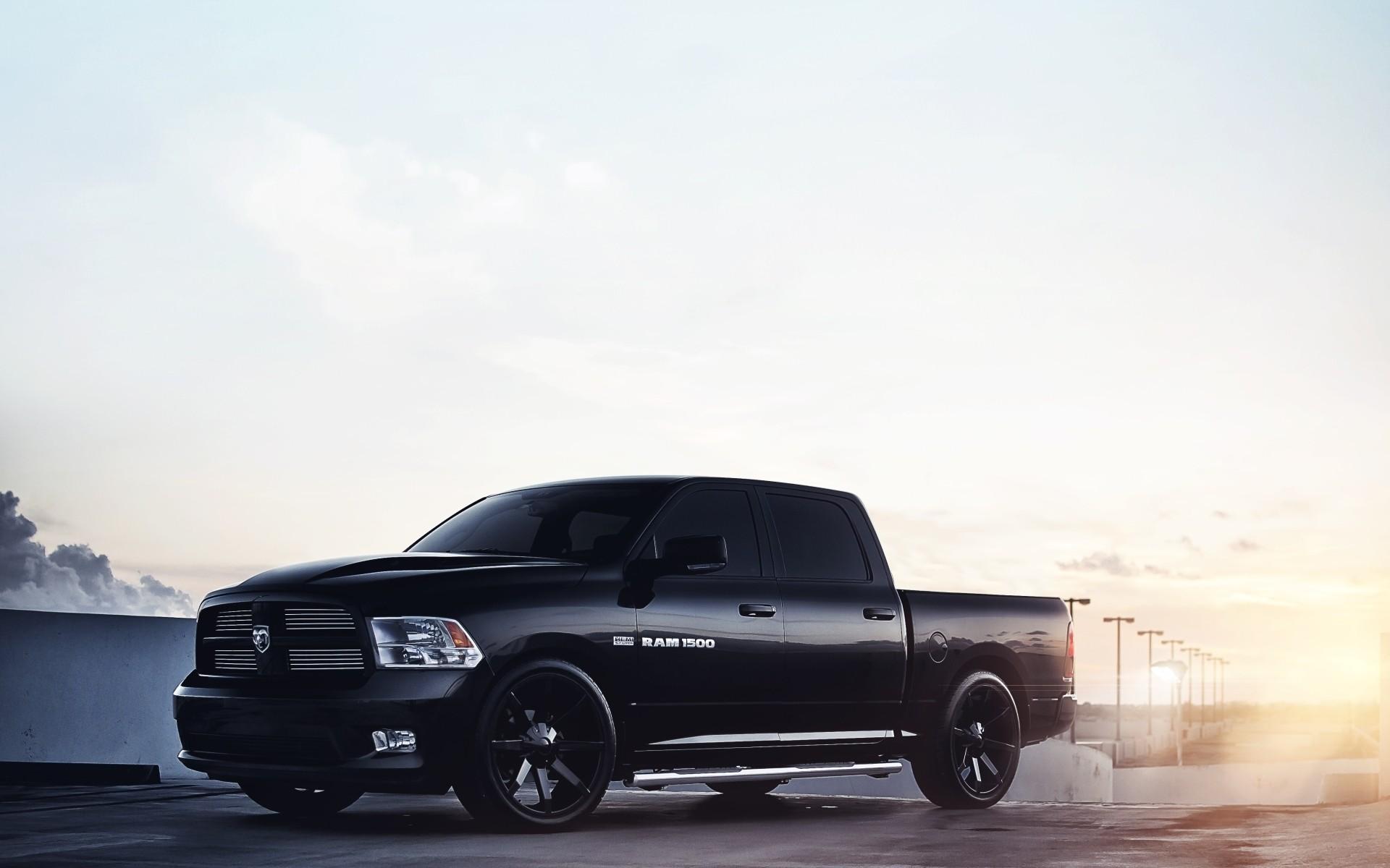 1920x1200 cars, black, trucks, dodge ram Dodge Ram, pickup trucks, Dodge wallpaper