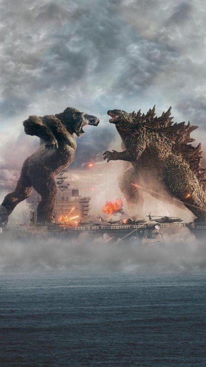 715x1271 King Kong Versus Godzilla Wallpaper
