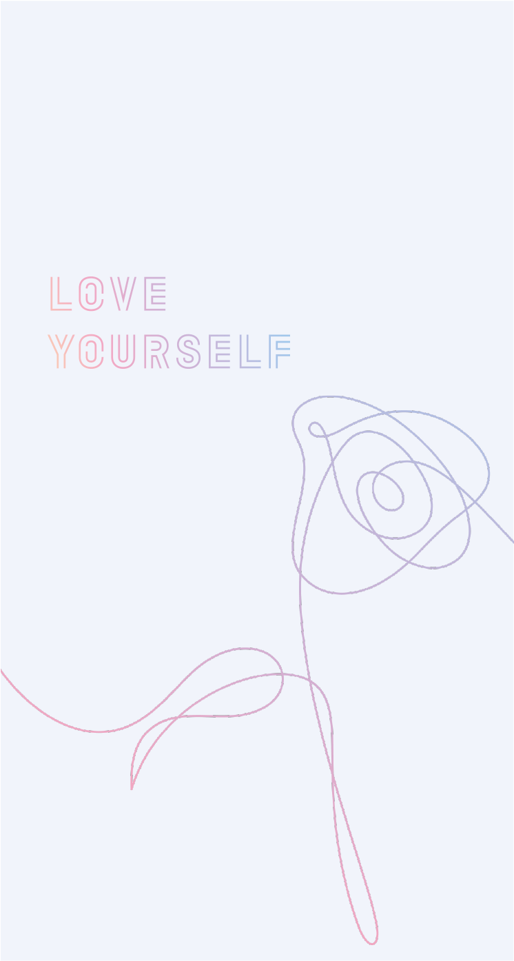 746x1394 Love Yourself BTS Desktop Wallpaper