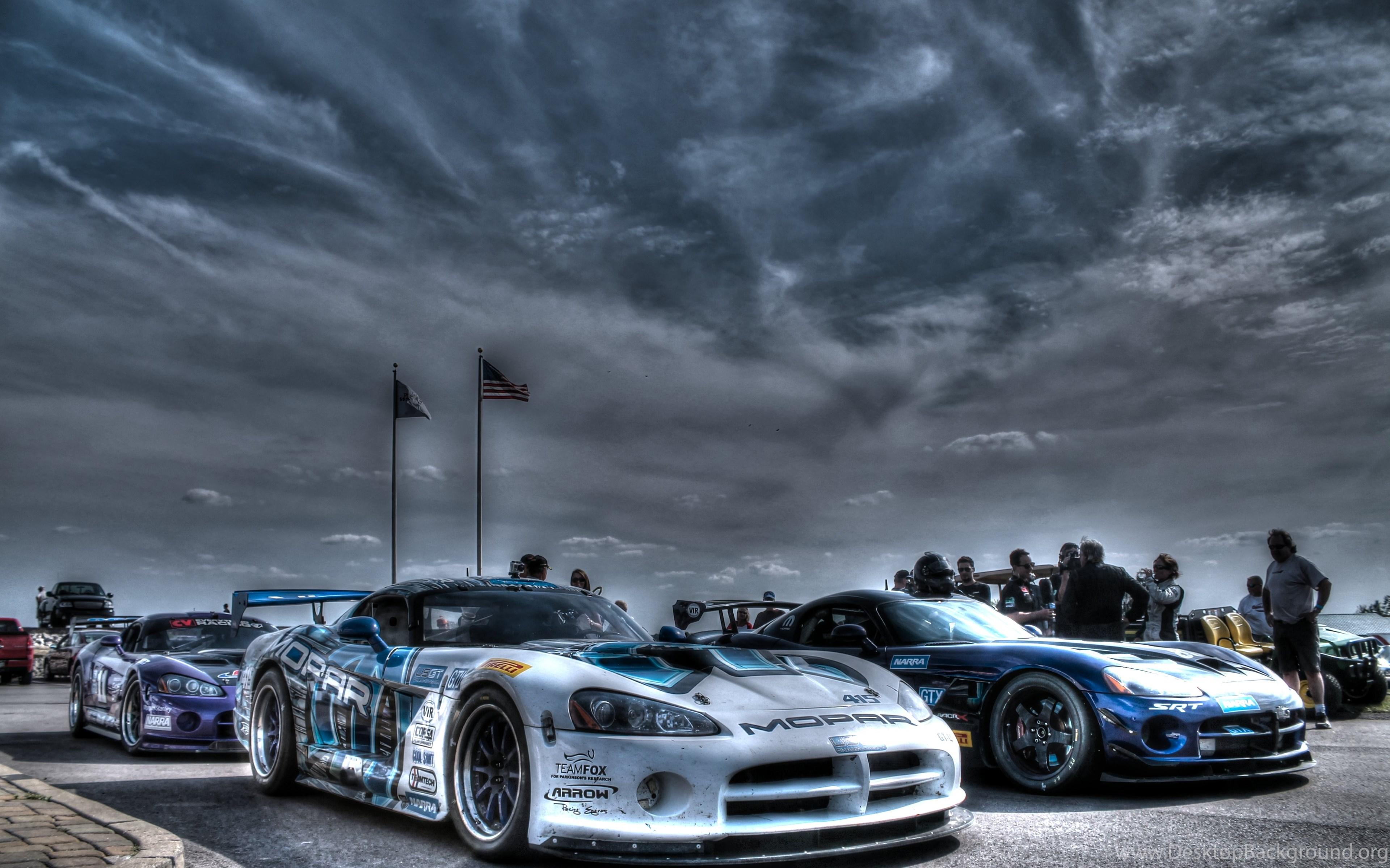 3840x2400 Black Dodge Viper Wallpaper Image Desktop Background