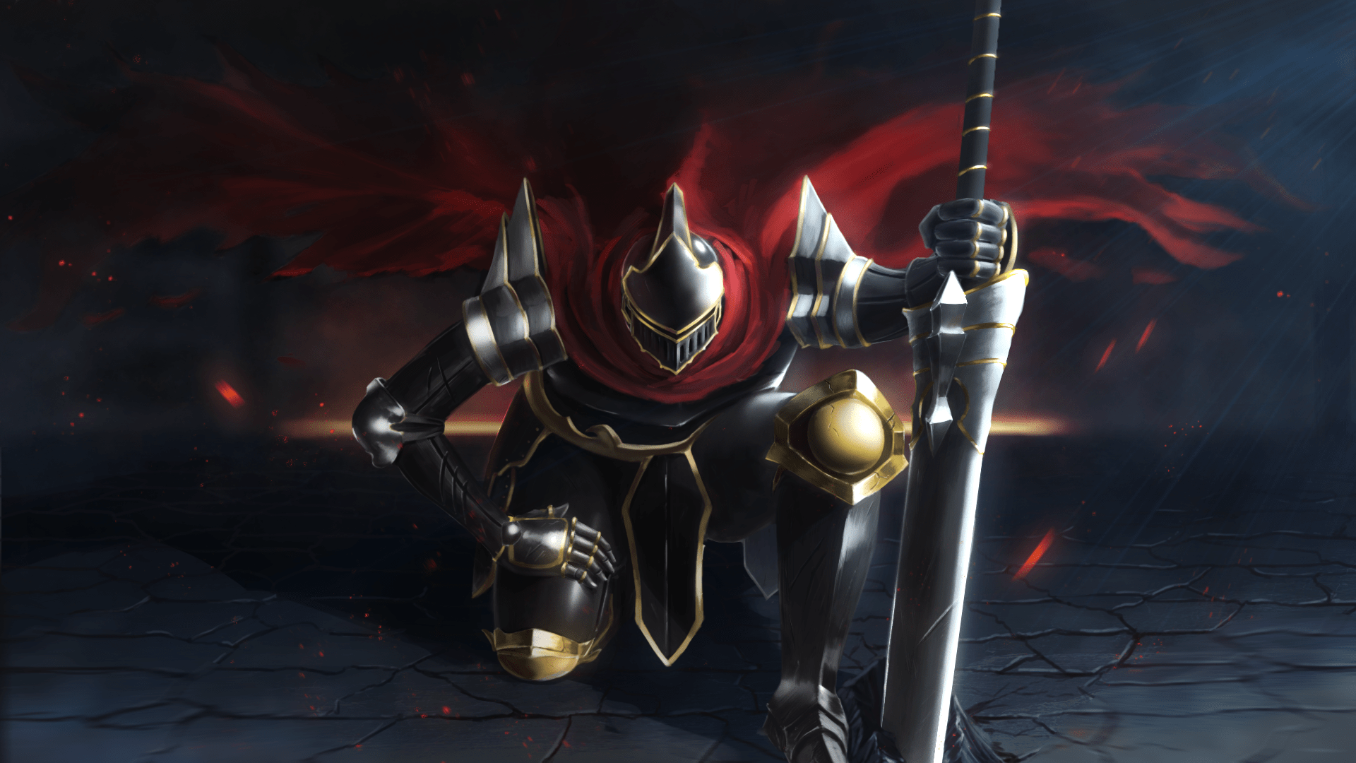 1920x1080 1920x1080 Momon (Overlord), Ainz Ooal Gown wallpaper PNG