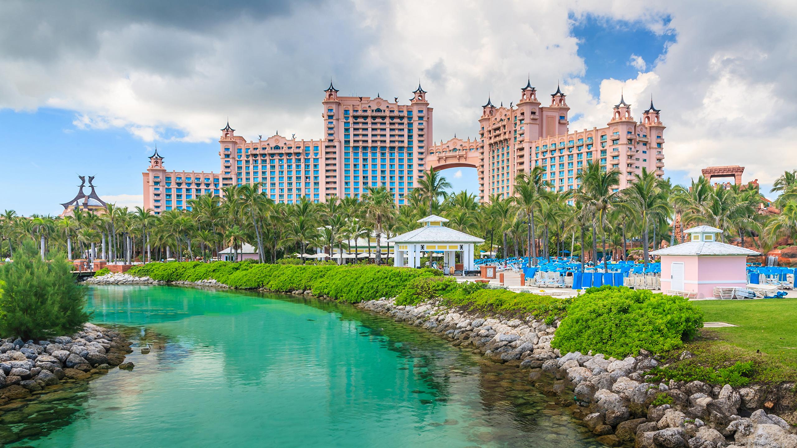 2560x1440 Desktop Wallpaper Nassau Bahamas Rivers Cities Building 2560x1440