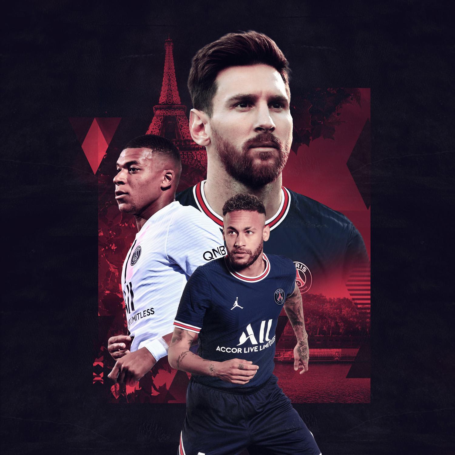 1500x1500 Messi • Mbappé • Neymar. MMN wallpaper i made: psg