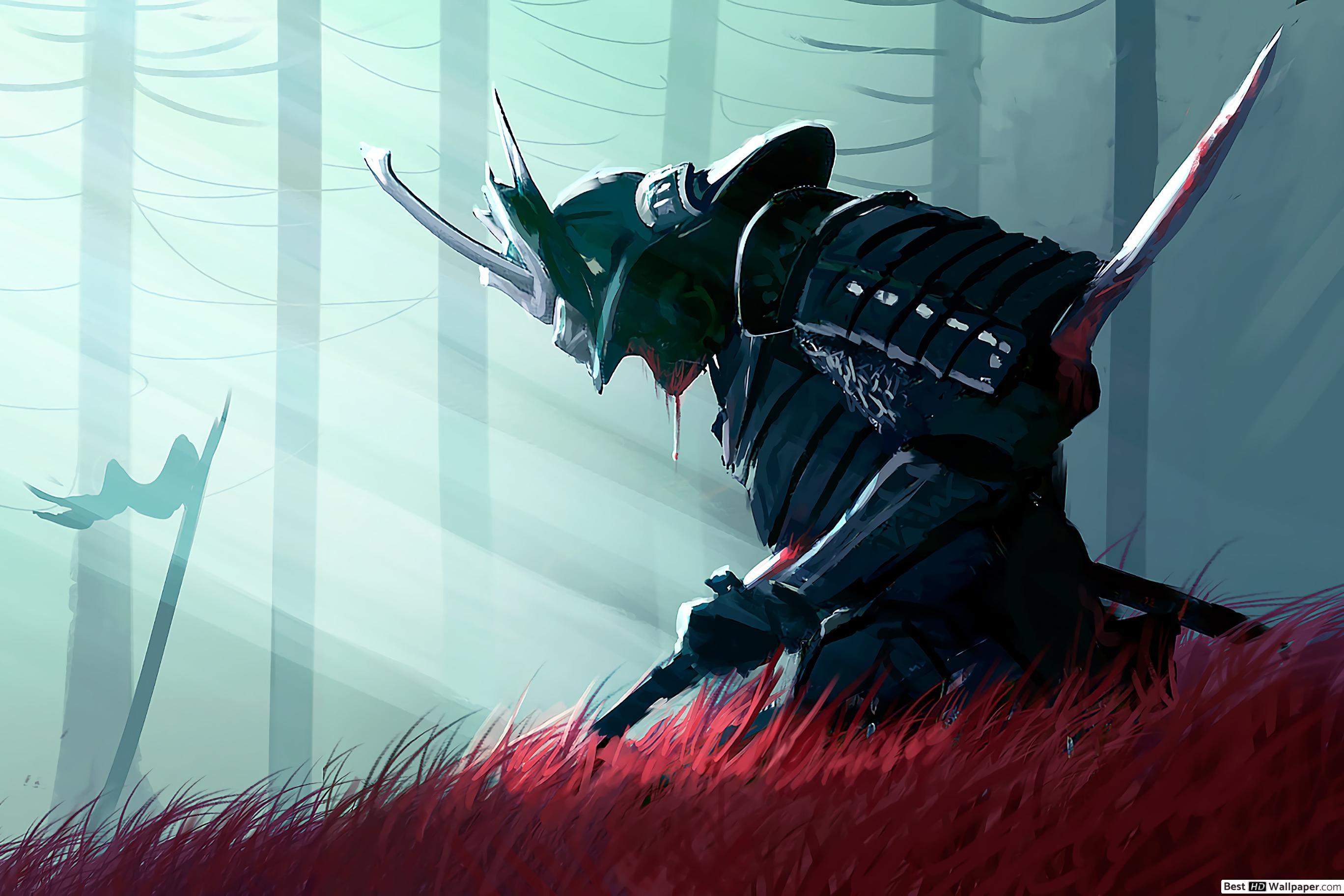 2736x1824 Samurai Warrior Fantasy HD wallpaper download